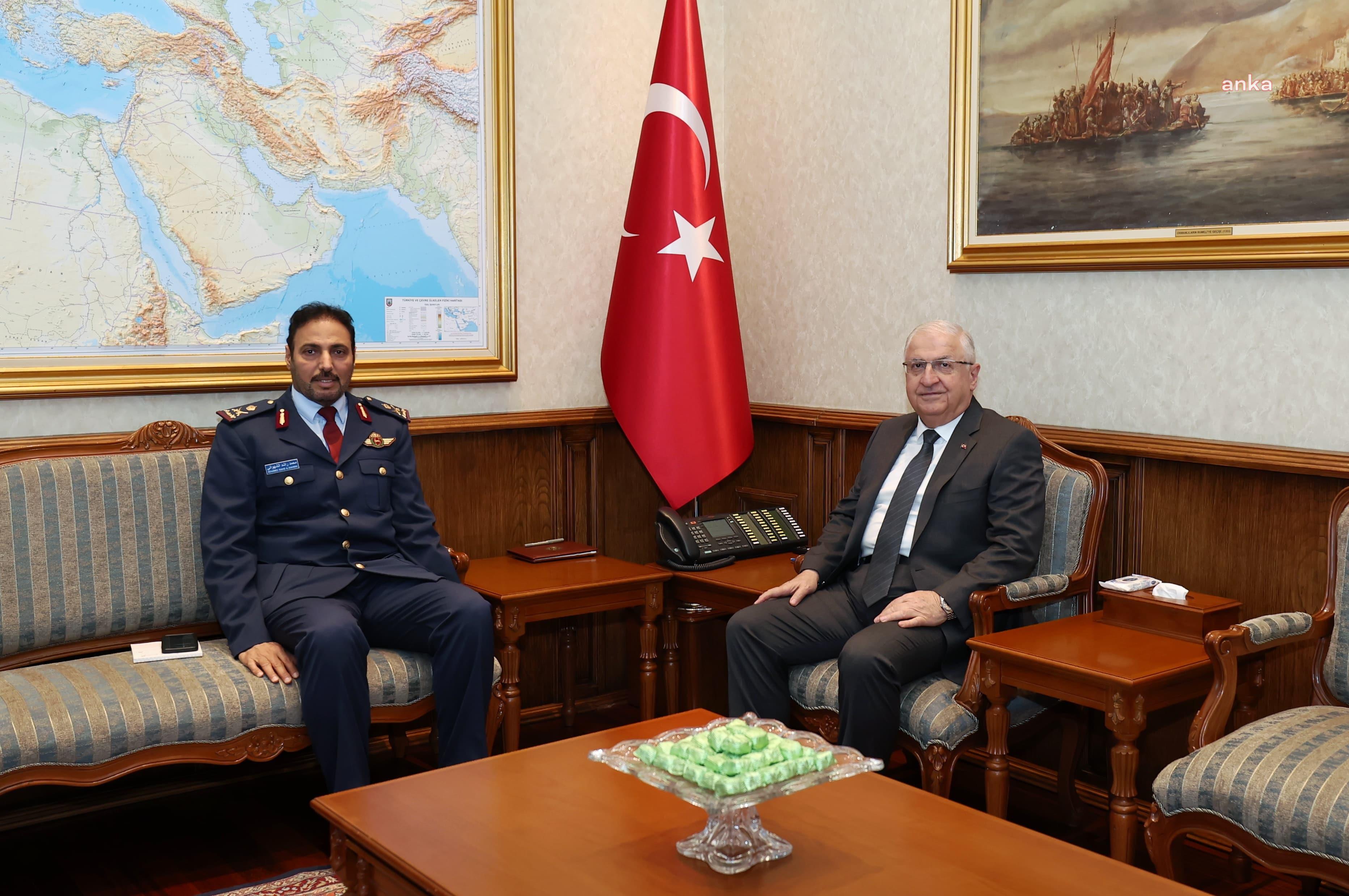 Milli Savunma Bakanı Güler, Katar Askeri Ataşesi Tümgeneral Mohammed Rashid Al- Shahwani'yi kabul etti