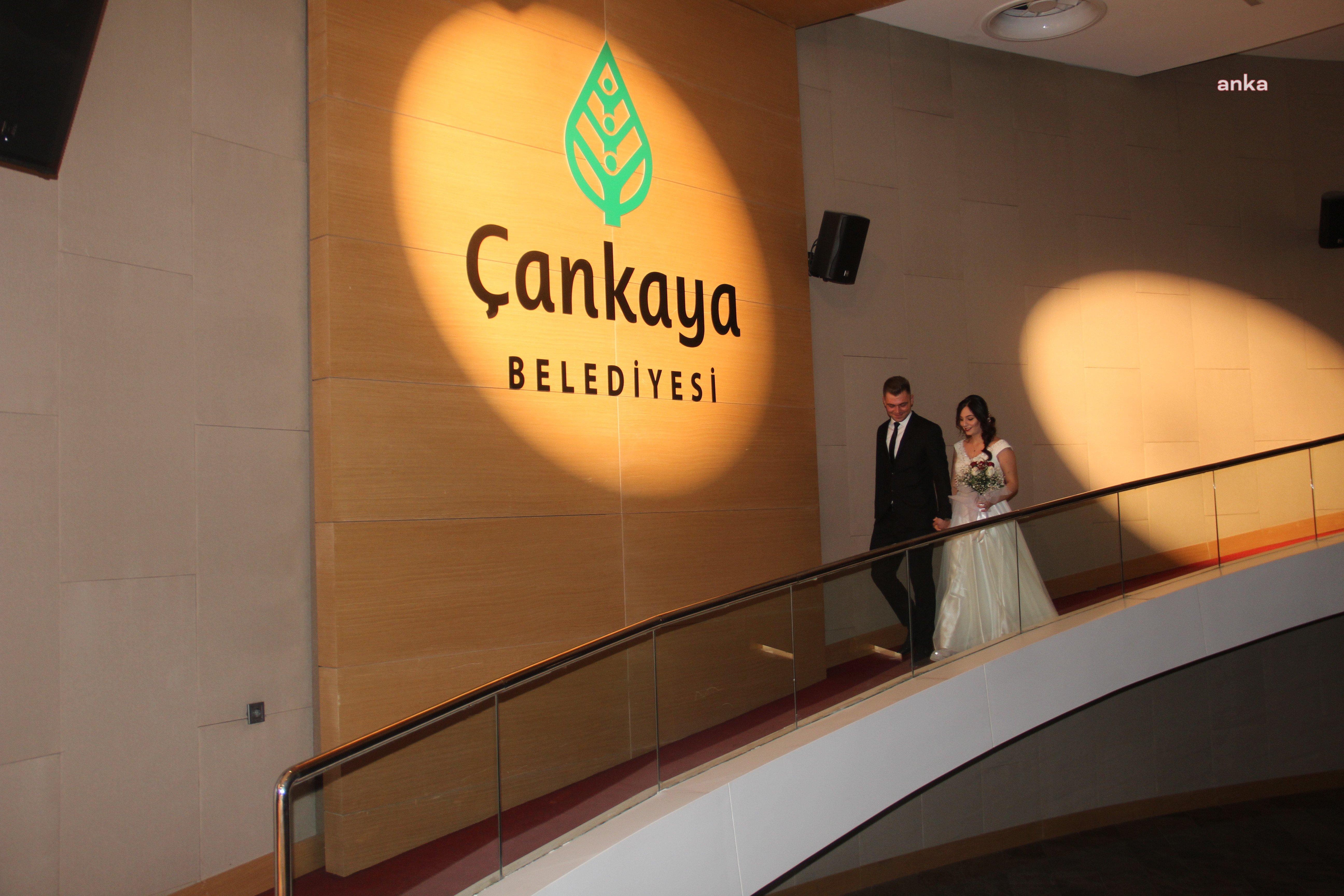 Çankaya'da altı ayda bin 899 çift mutluluğa "evet" dedi