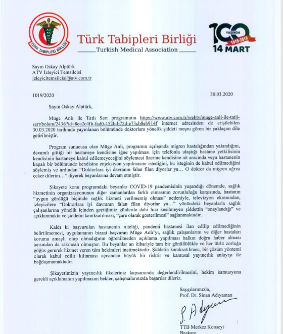 HEKİME ŞİDDETİ ÖZENDİRİCİ İFADELER RTÜK’E TAŞINDI