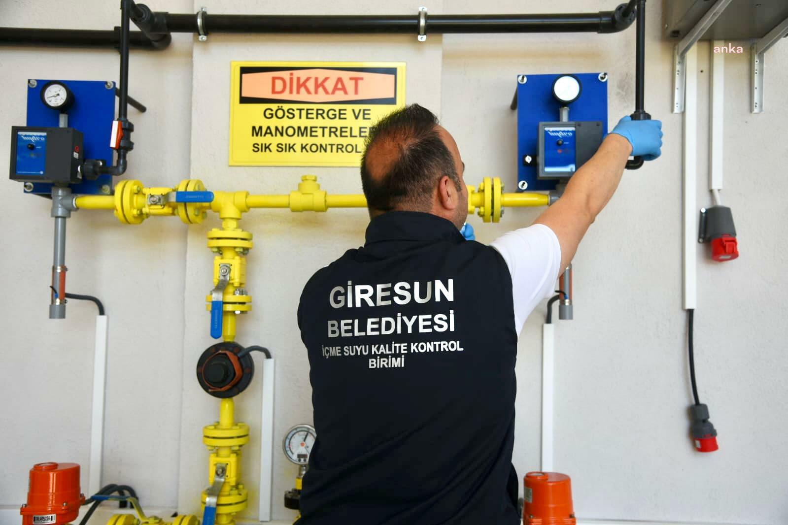 Giresun'un içme suyu kontrollerinde yüzde 100 başarı sağlandı