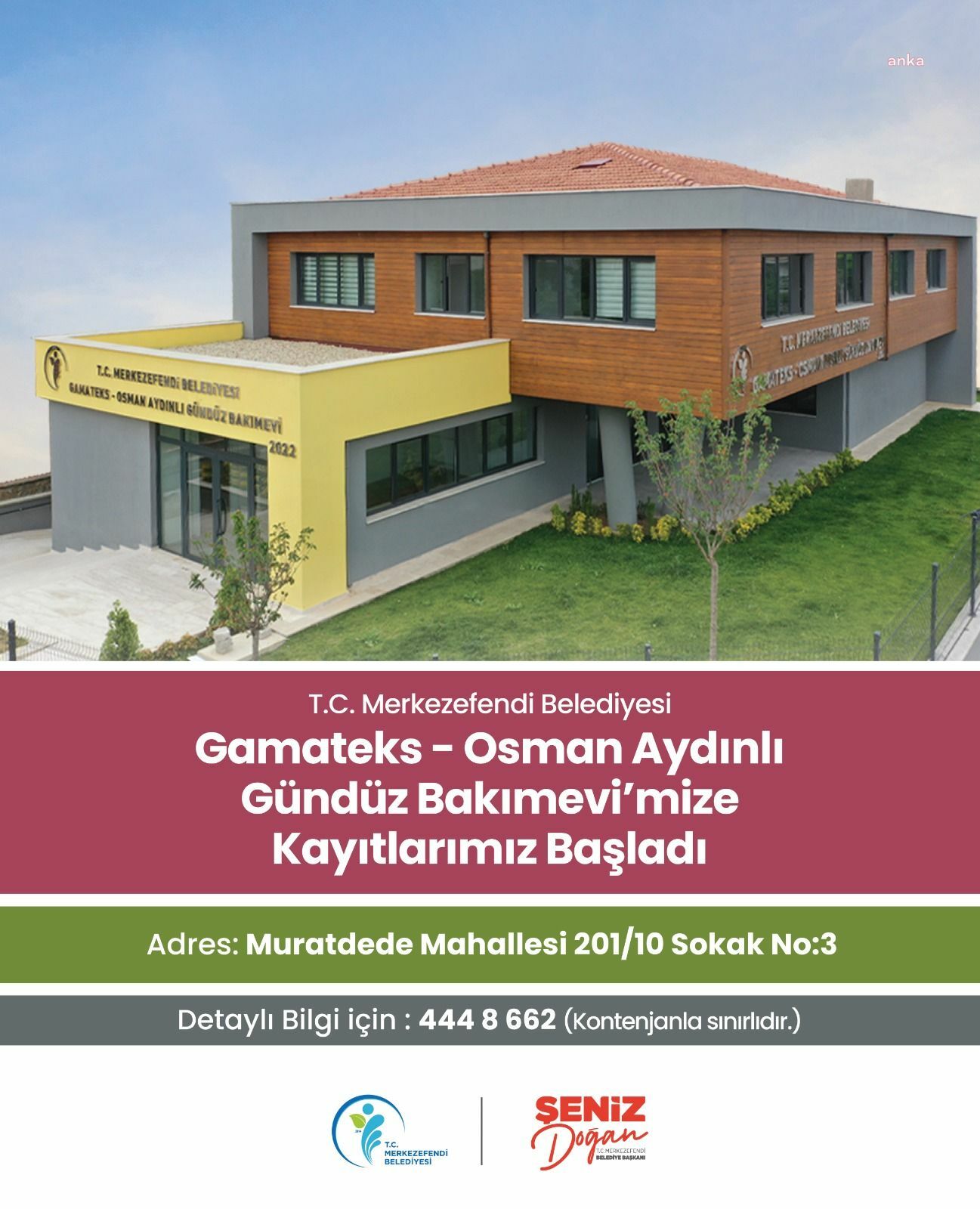 Merkezefendi Belediyesi Gamateks Osman Aydınlı Kreşi’nde kayıtlar başladı
