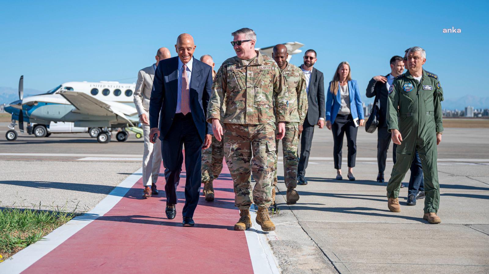 ABD'nin Ankara Büyükelçisi Barrack, Adana'daki İncirlik Üssü'nü ziyaret etti