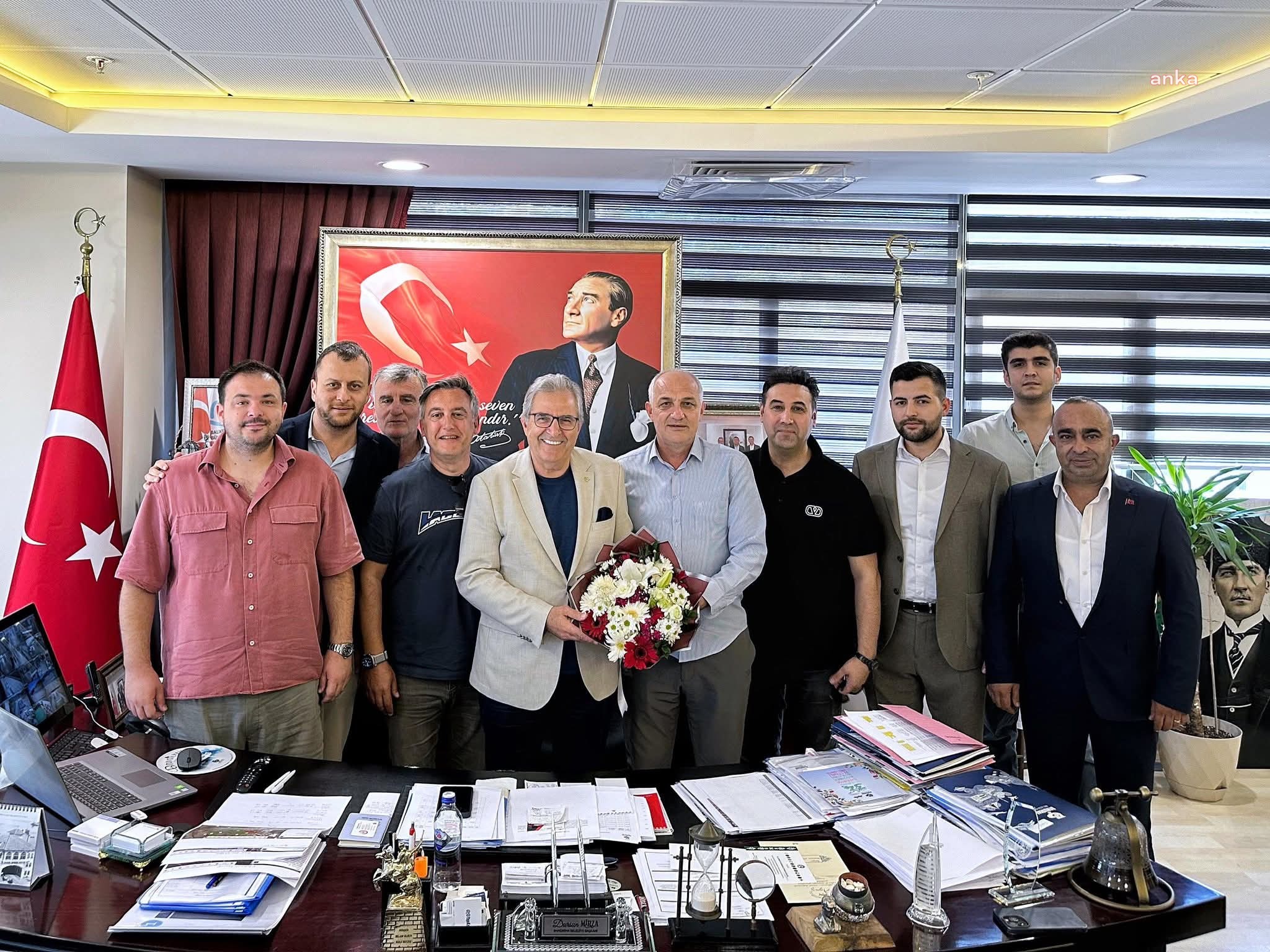 Bandırma Belediye Başkanı Mirza, Bandırmaspor yönetimini ağırladı