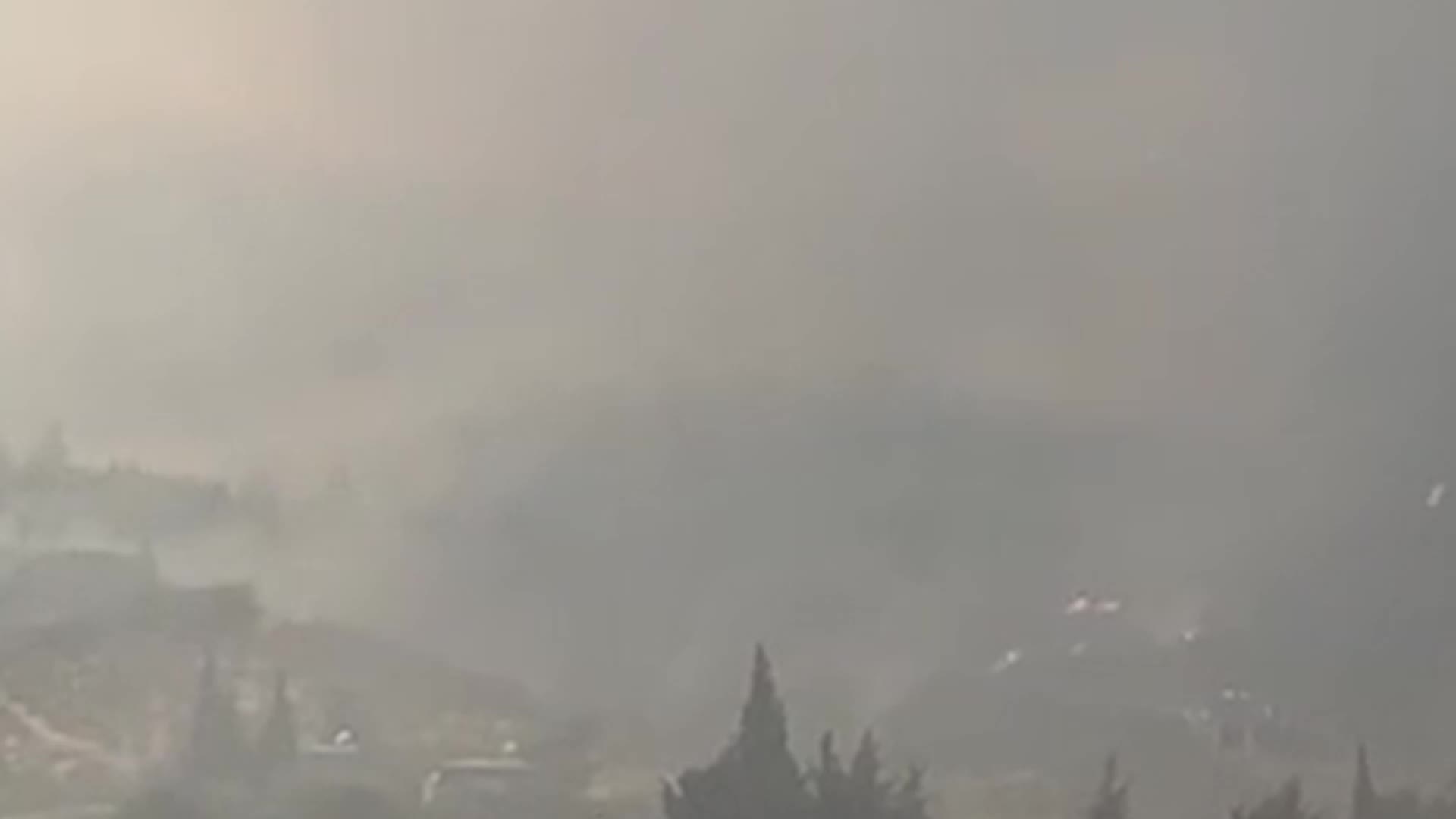Serinyol’da yangın hastane yakınına geldi: Hastane tahliye edilmeyecek, evde bakılabilen hastalar taburcu edildi