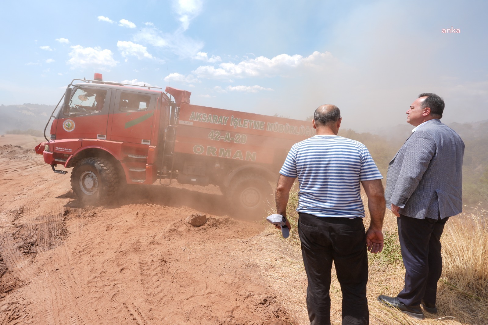 Manisa Büyükşehir Belediye Başkanı Dutlulu'dan yangın bölgelerinde inceleme