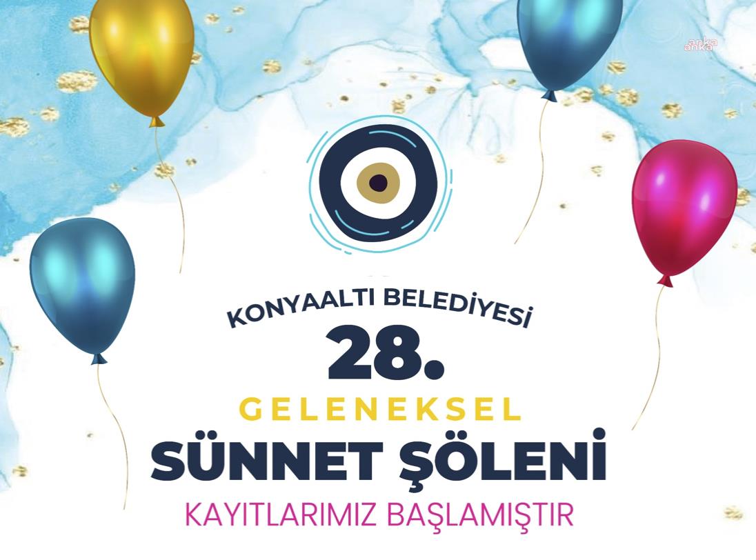 Konyaaltı Belediyesi’nin Geleneksel Sünnet Şöleni’ne kayıtlar başladı