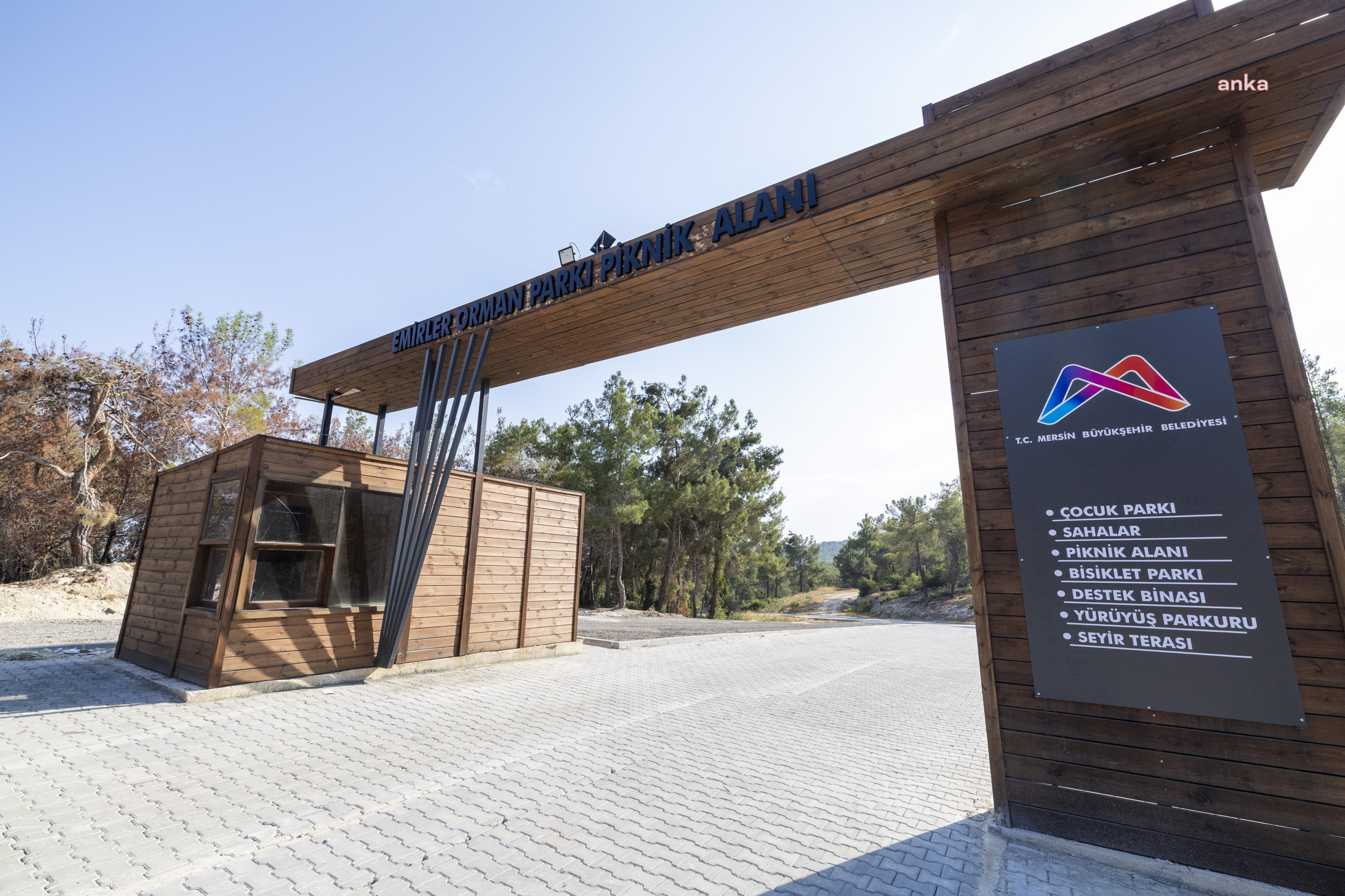 Mersin Emirler Orman Parkı Piknik Alanı'nda ateş yakmak yasaklandı