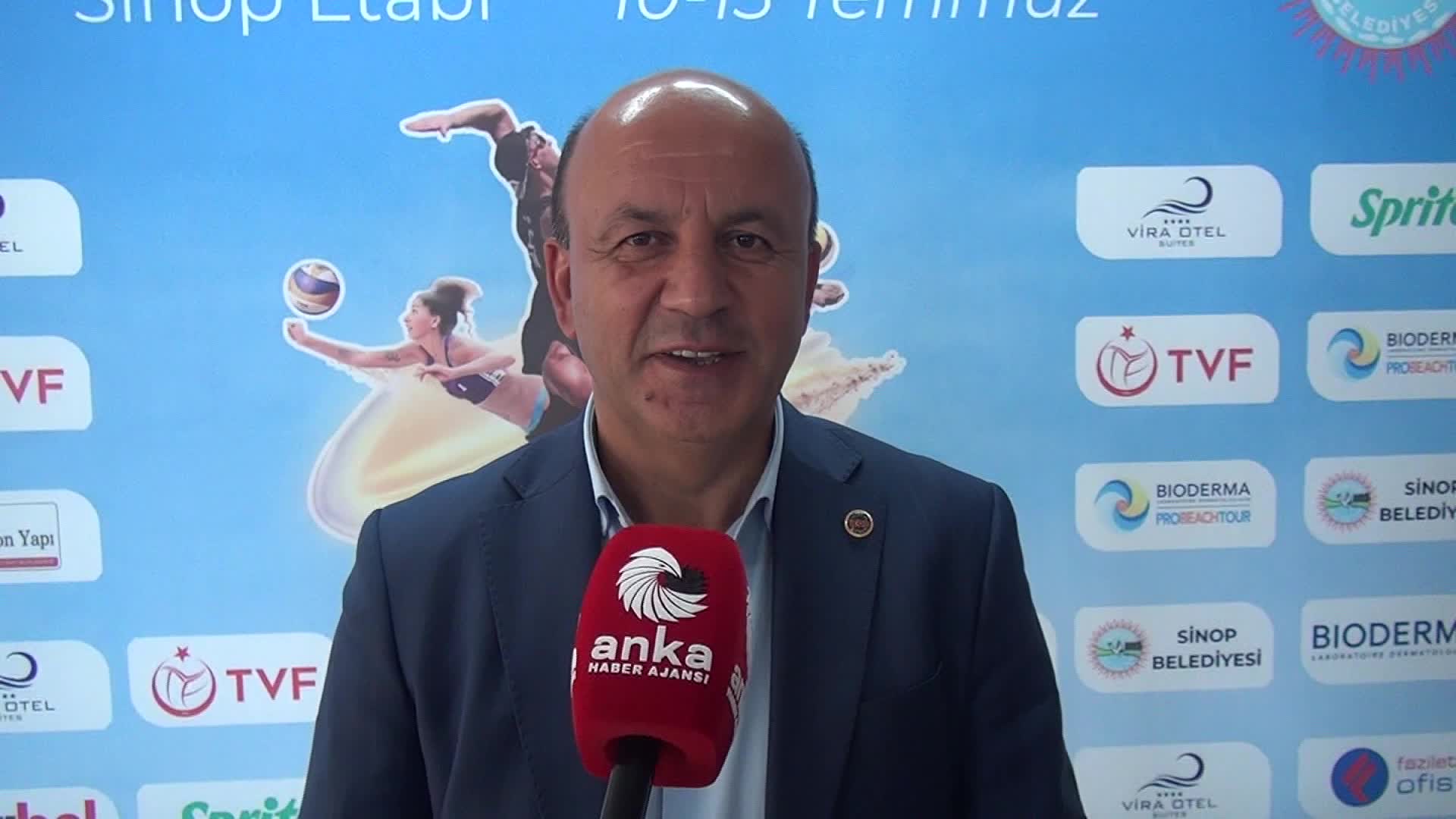 Sinop Belediye Başkanı Gürbüz’den Uluslararası Pro Beach Voleybol Turnuvası'na davet