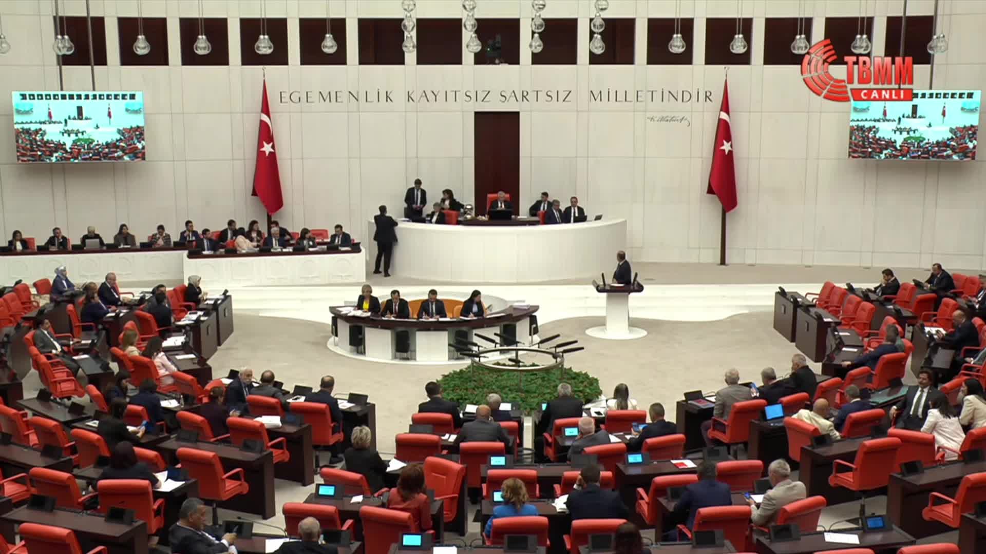 TBMM Genel Kurulu'nda İklim Kanunu görüşmeleri... CHP'li Aygun: AK Parti iklim kanunu ile sadece iklim rantı oluşturma derdindedir