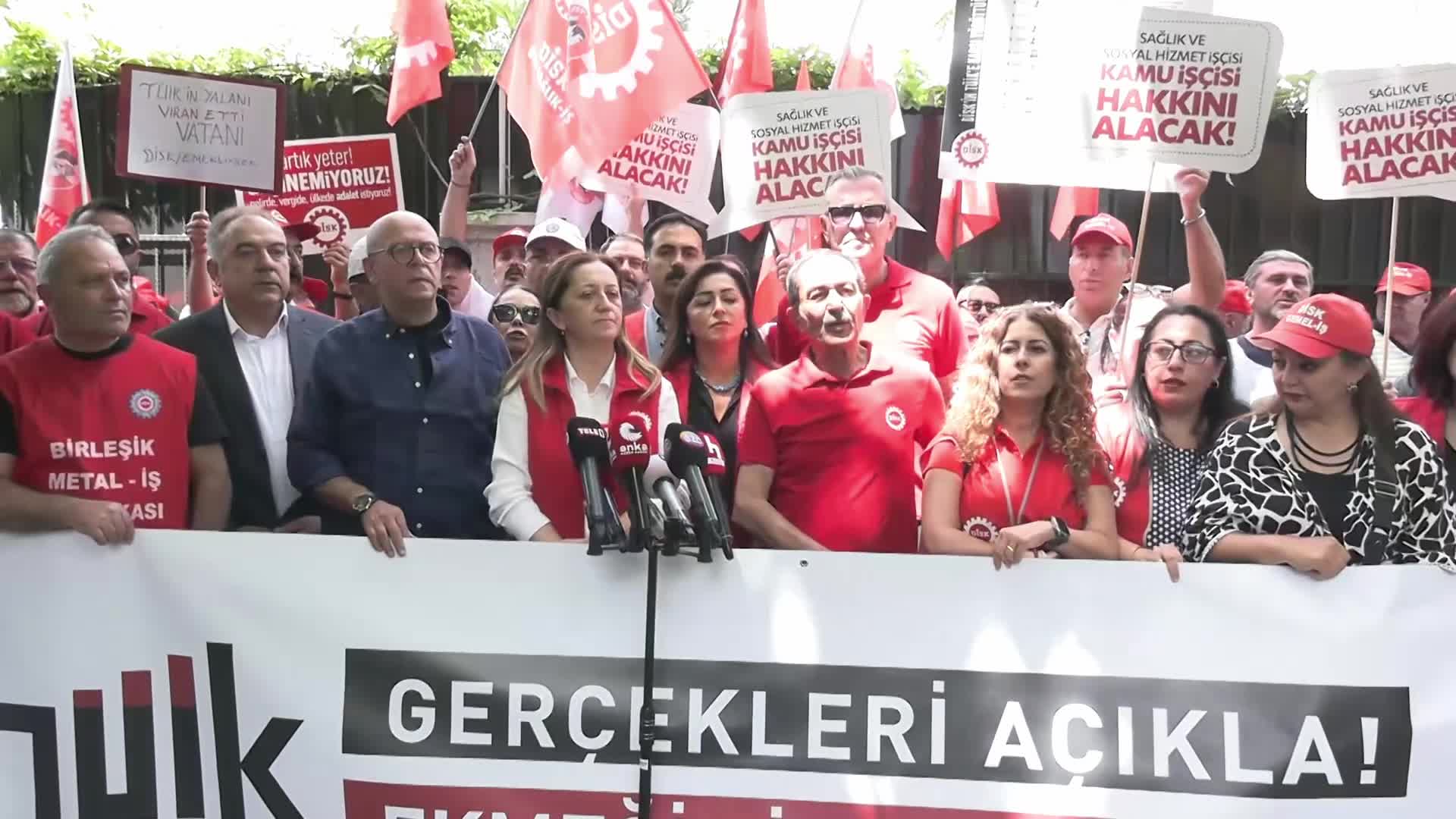 DİSK'ten TÜİK'e tepki... Arzu Çerkezoğlu: Pazarda, mutfakta, markette yaşanan gerçeklik TÜİK’in verilerinde yok