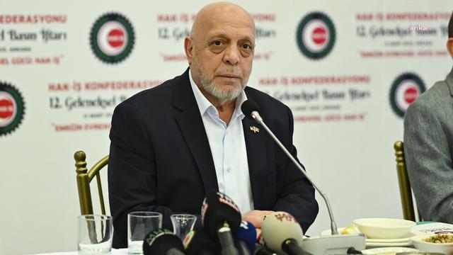 HAK-İŞ, Hazine ve Maliye Bakanlığı önünde... Mahmut Arslan: "Taleplerimiz kabul edilmezse, bütün iş yerlerini ayağa kaldıracağız"