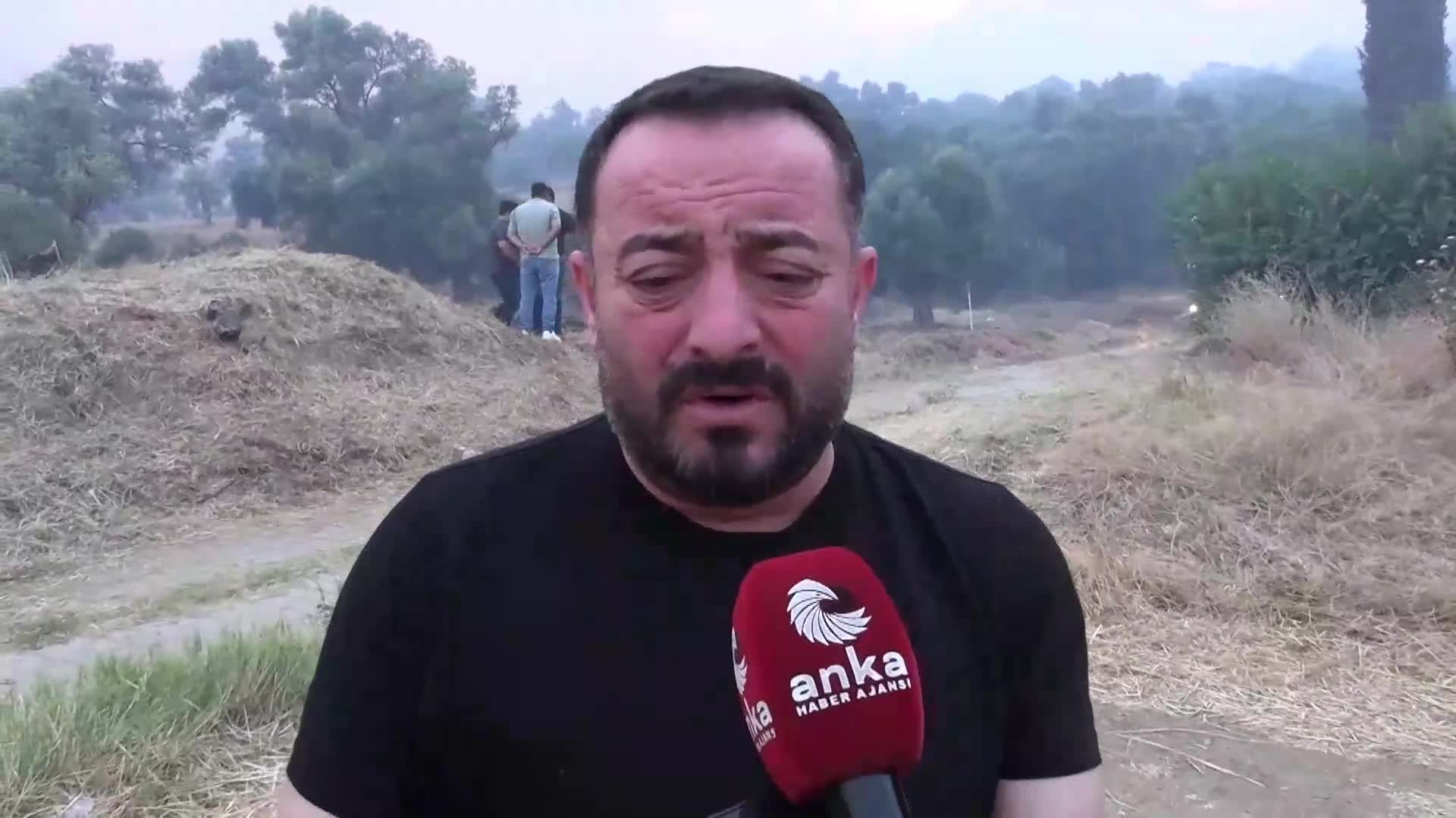 Ödemiş yangını 25. saatinde... Ödemiş Belediye Başkanı Turan: Çaresizliğin tam da içindeyiz. Yılanın ağzında kaldık, bağırıyoruz