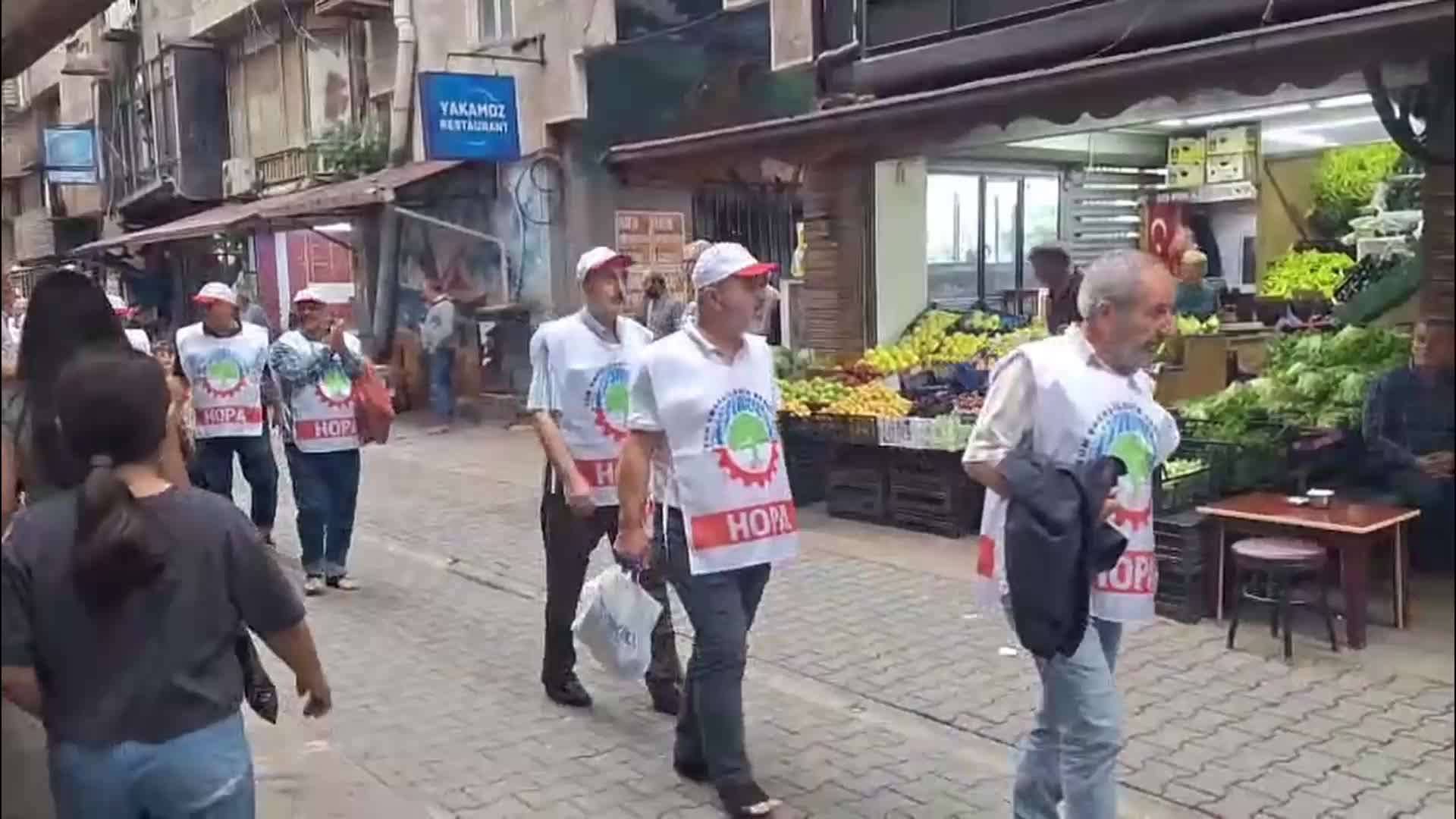 Artvin'de emeklilerden eylem