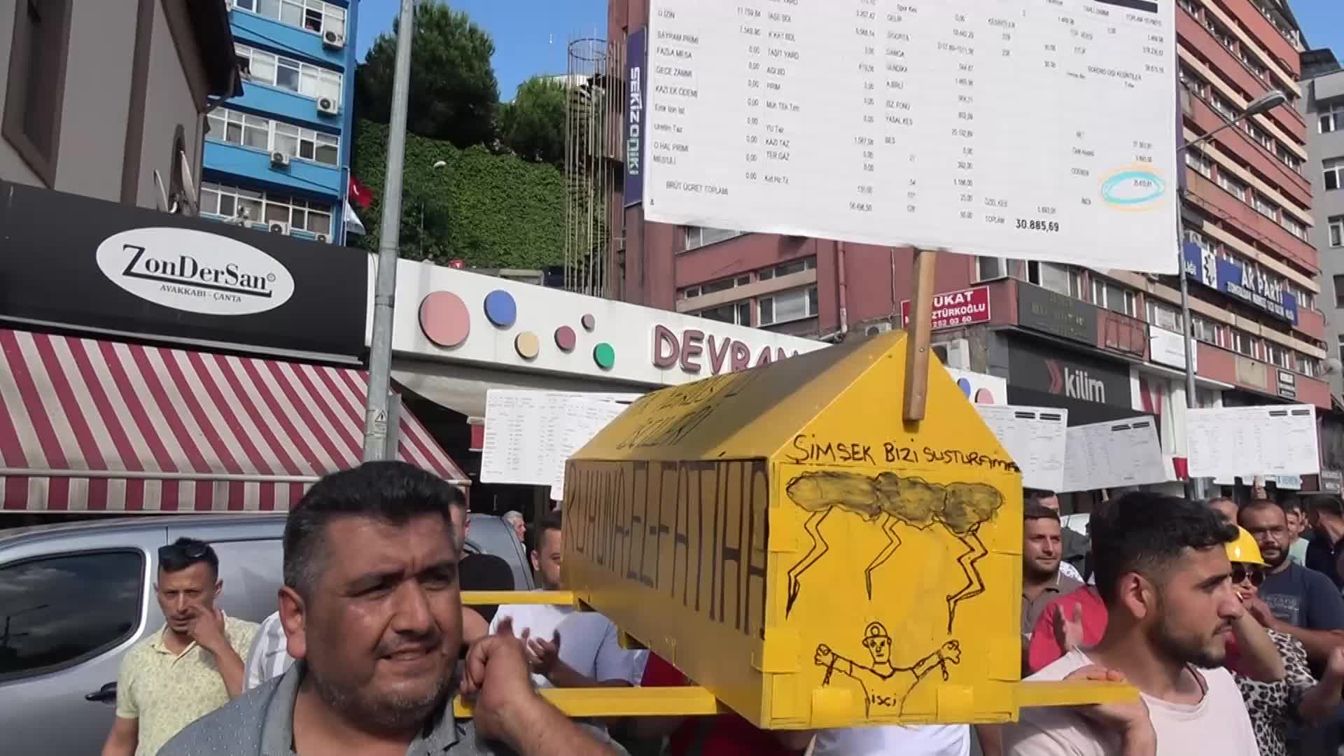 Kamu işçilerinde Zonguldak’ta eylem
