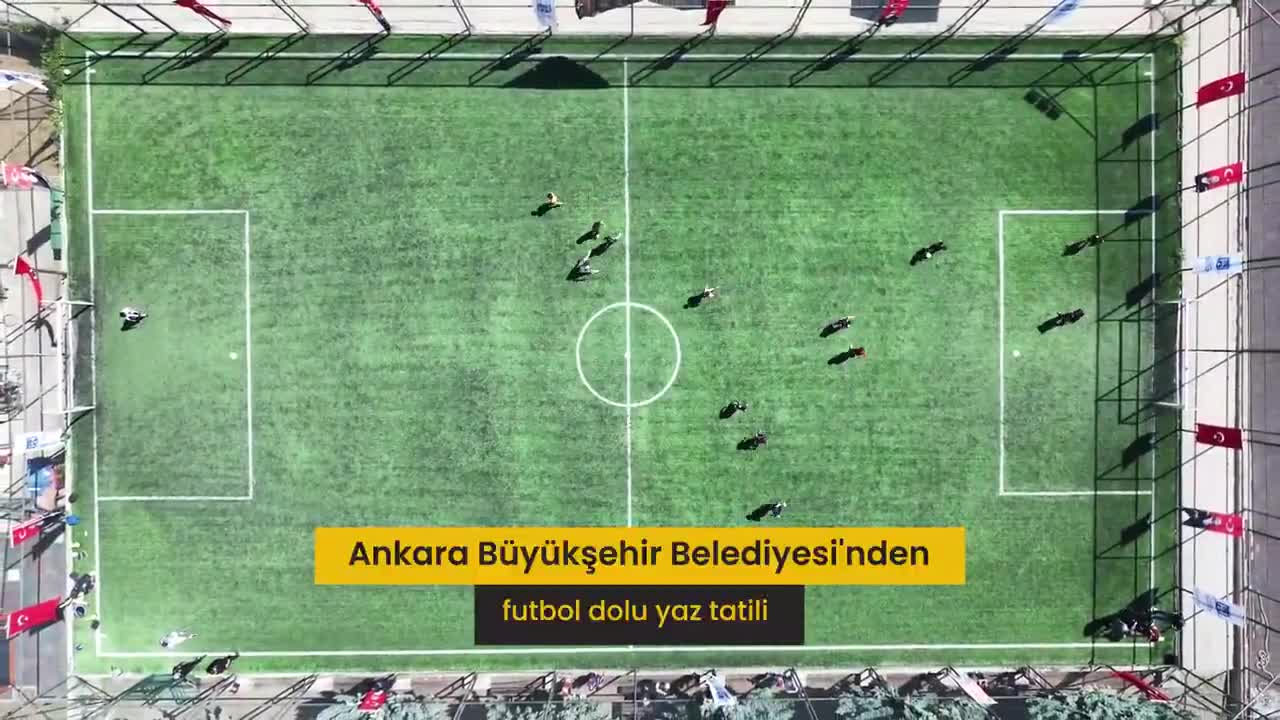 Ankara Büyükşehir Belediyesi, ücretsiz futbol yaz kurslarını başlattı