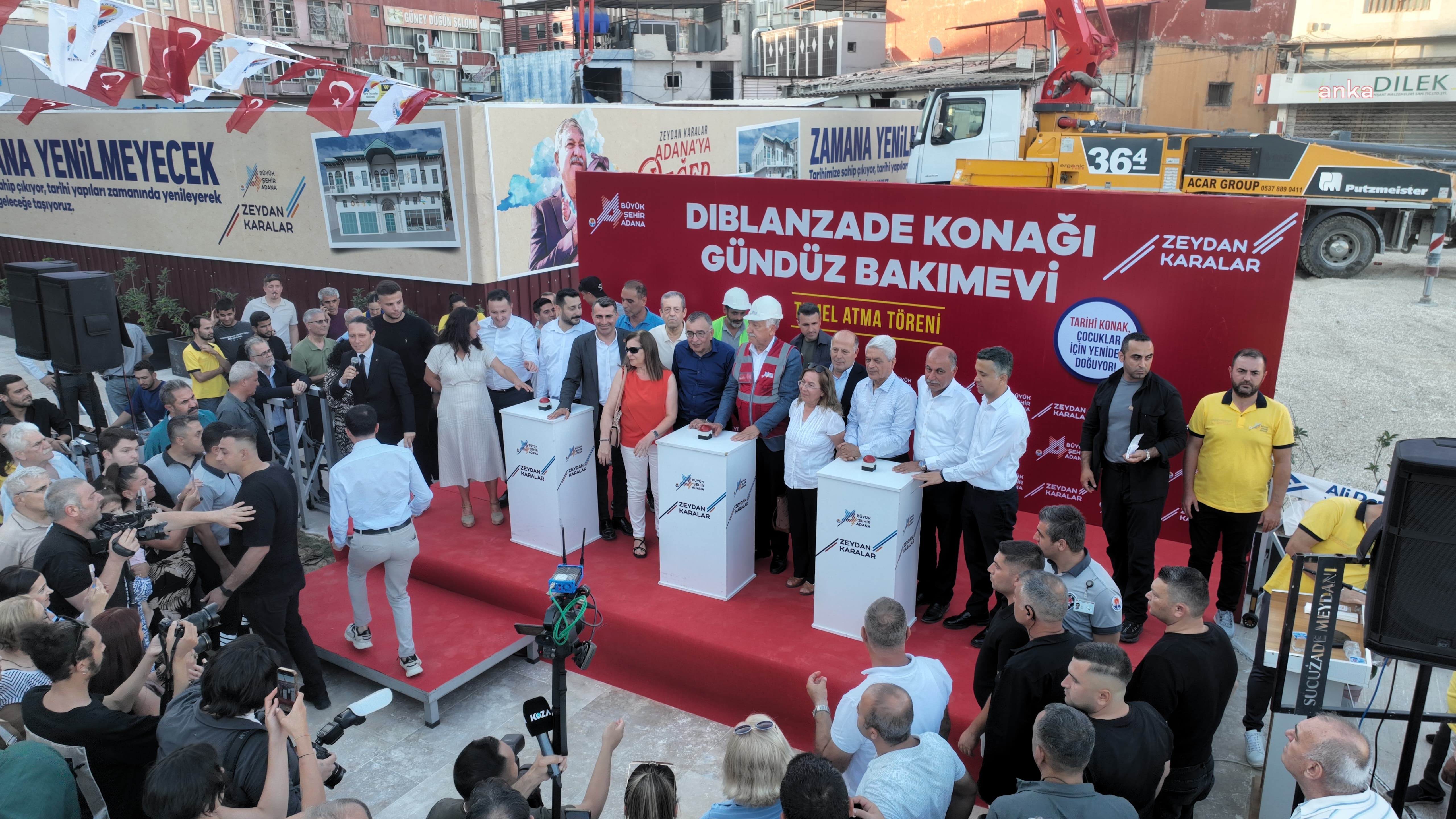 Adana Büyükşehir Belediyesi, Dıblanzade Konağı Gündüz Bakımevi’nin temelini attı