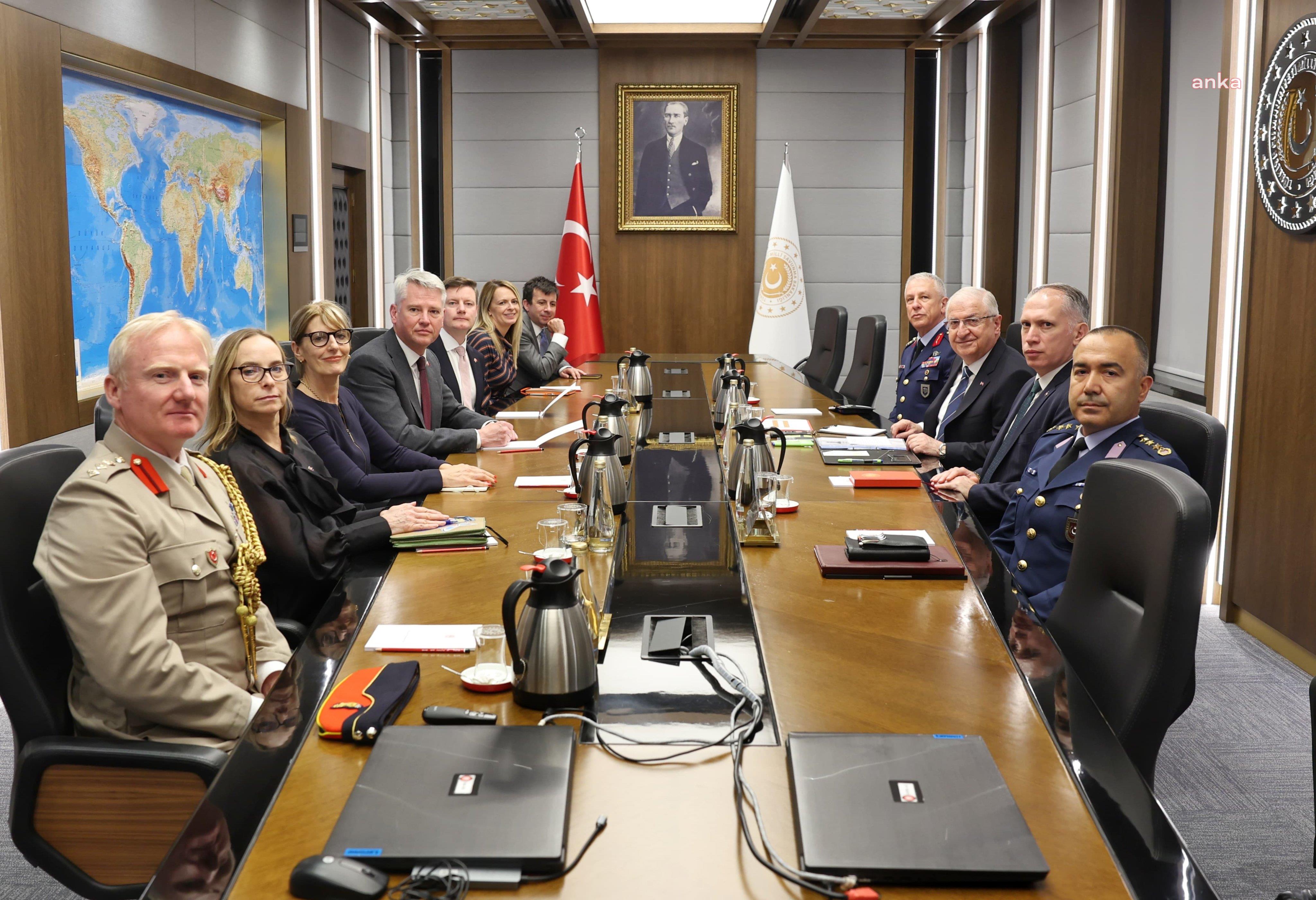Bakan Güler, BAE Systems Genel Müdürü Woodburn ve İngiltere Büyükelçisi Morris'i kabul etti