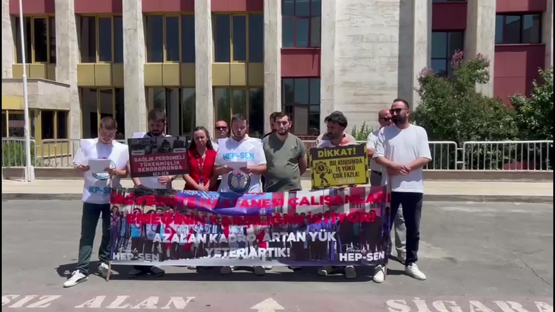 HEP-SEN Trakya Şube Başkanı Fındık: “Trakya Üniversitesi Hastanesi'nde acilen 85 hemşireye ihtiyaç vardır”