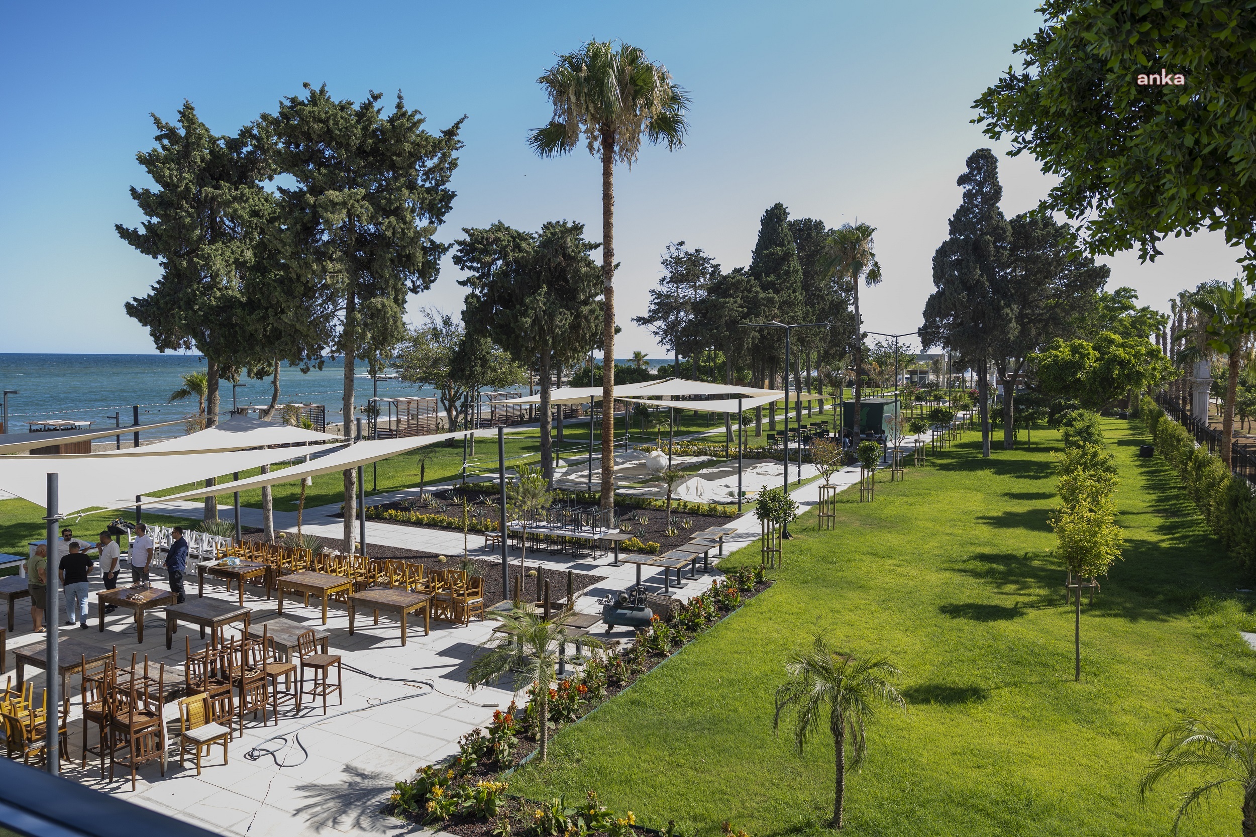 Mezitli Soli Pompeipolis Beach Parkı, yenilenen yüzüyle hizmete sunulacak