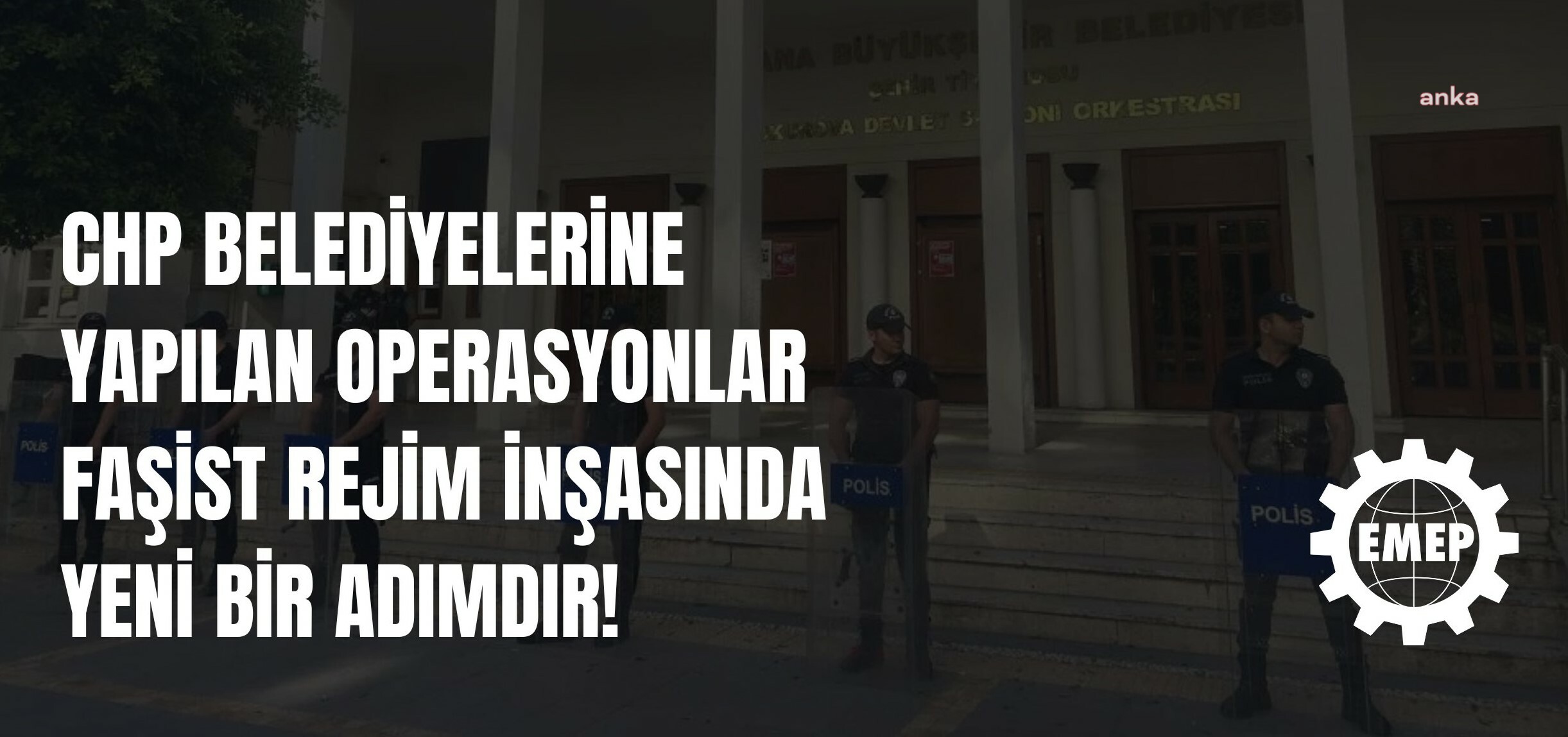 CHP'li belediyelere operasyon... Emek Partisi Genel Başkanı Aslan: "Her türden demokratik haklar tehlike altındadır"