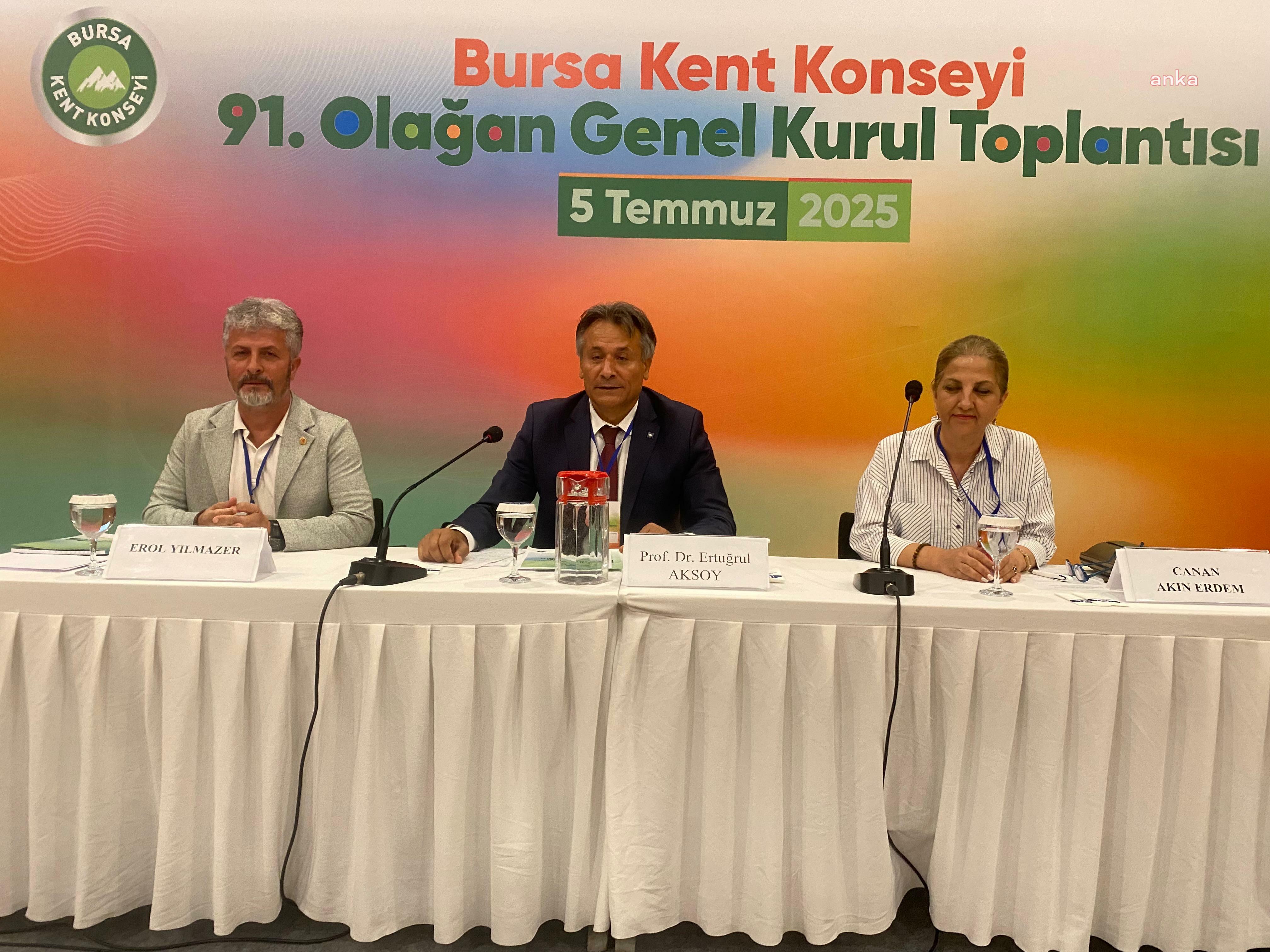 Bursa Kent Konseyi Genel Kurulu'nda kentin 2050 vizyonu konuşuldu