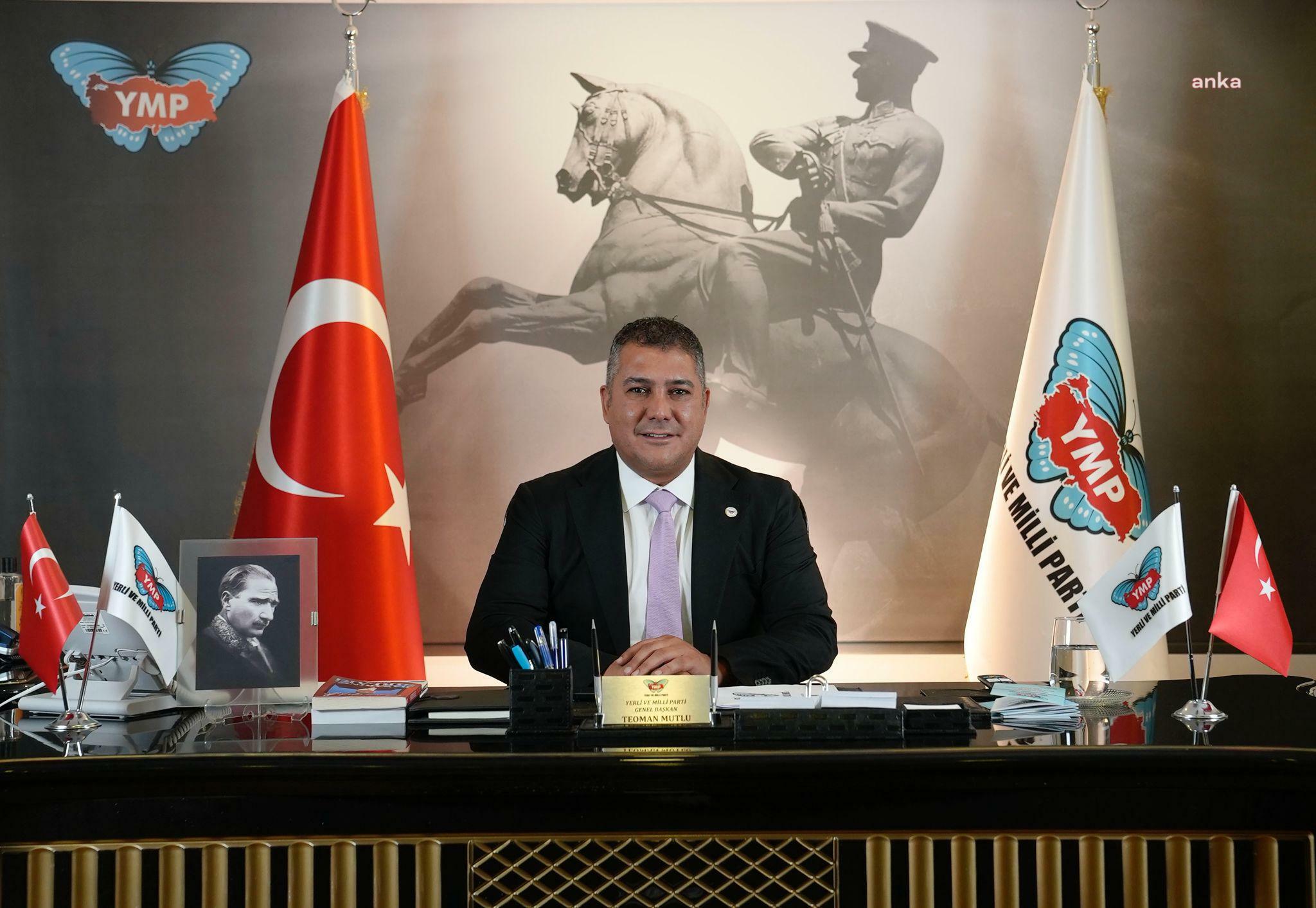 Yerli ve Milli Parti Genel Başkanı Mutlu: "Özgür Özel’in dokunulmazlığıyla ilgili bu süreçte, ilgili herkesin sağduyulu davranacağına inanmak istiyorum"
