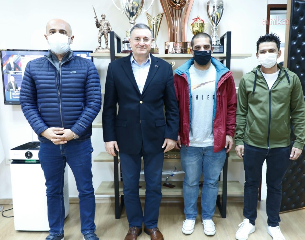 FİBA EUROLIG VE EUROCUP KADIN TAKIMLARI KOORDİNATÖRÜ TAZE'DEN HATAY BELEDİYE BAŞKANI SAVAŞ'A ZİYARET