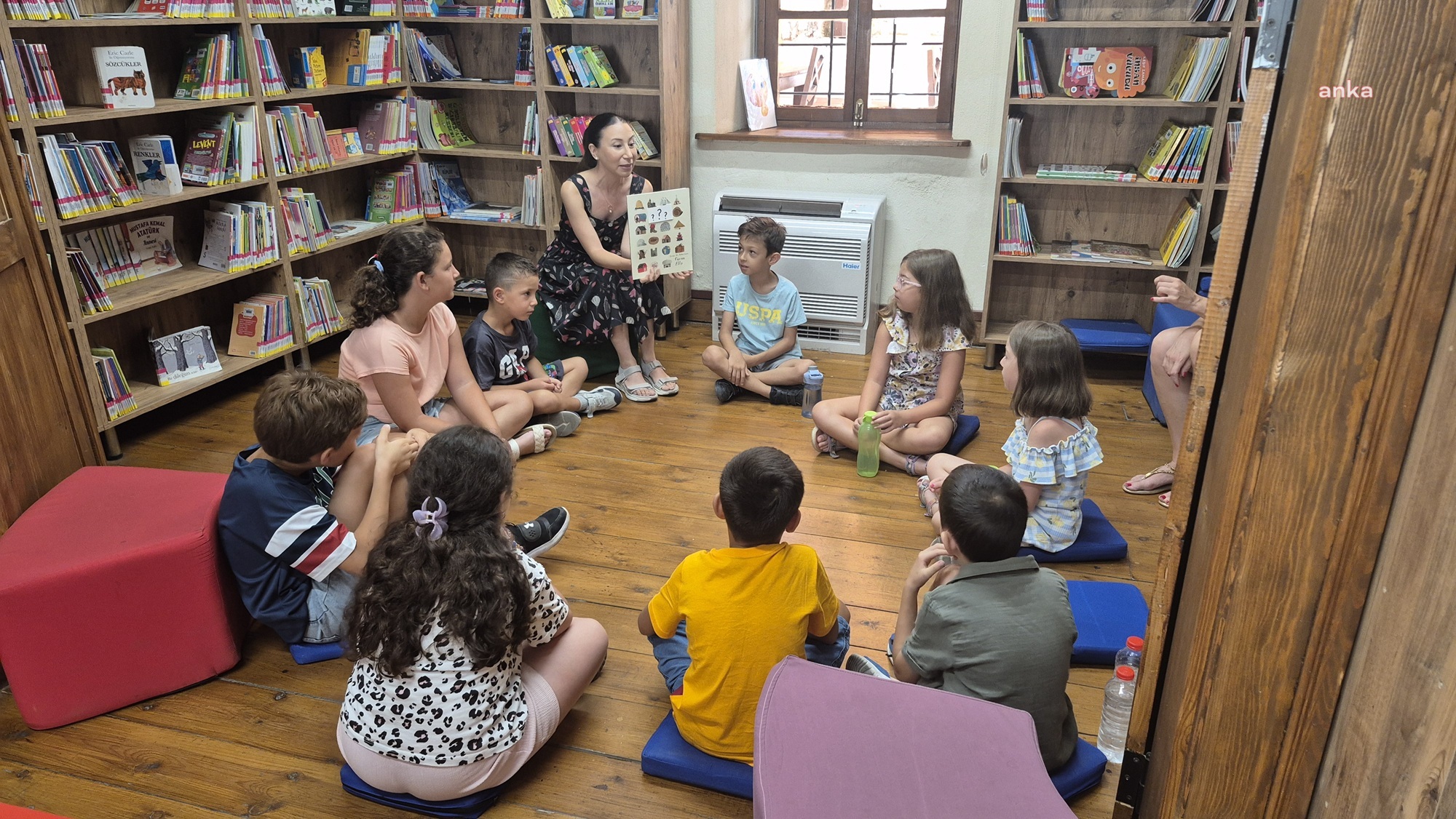 Kuşadası SEYAKMER Çocuk Kütüphanesi’nde “1 Kitap 1 Hareket” atölye çalışması başladı