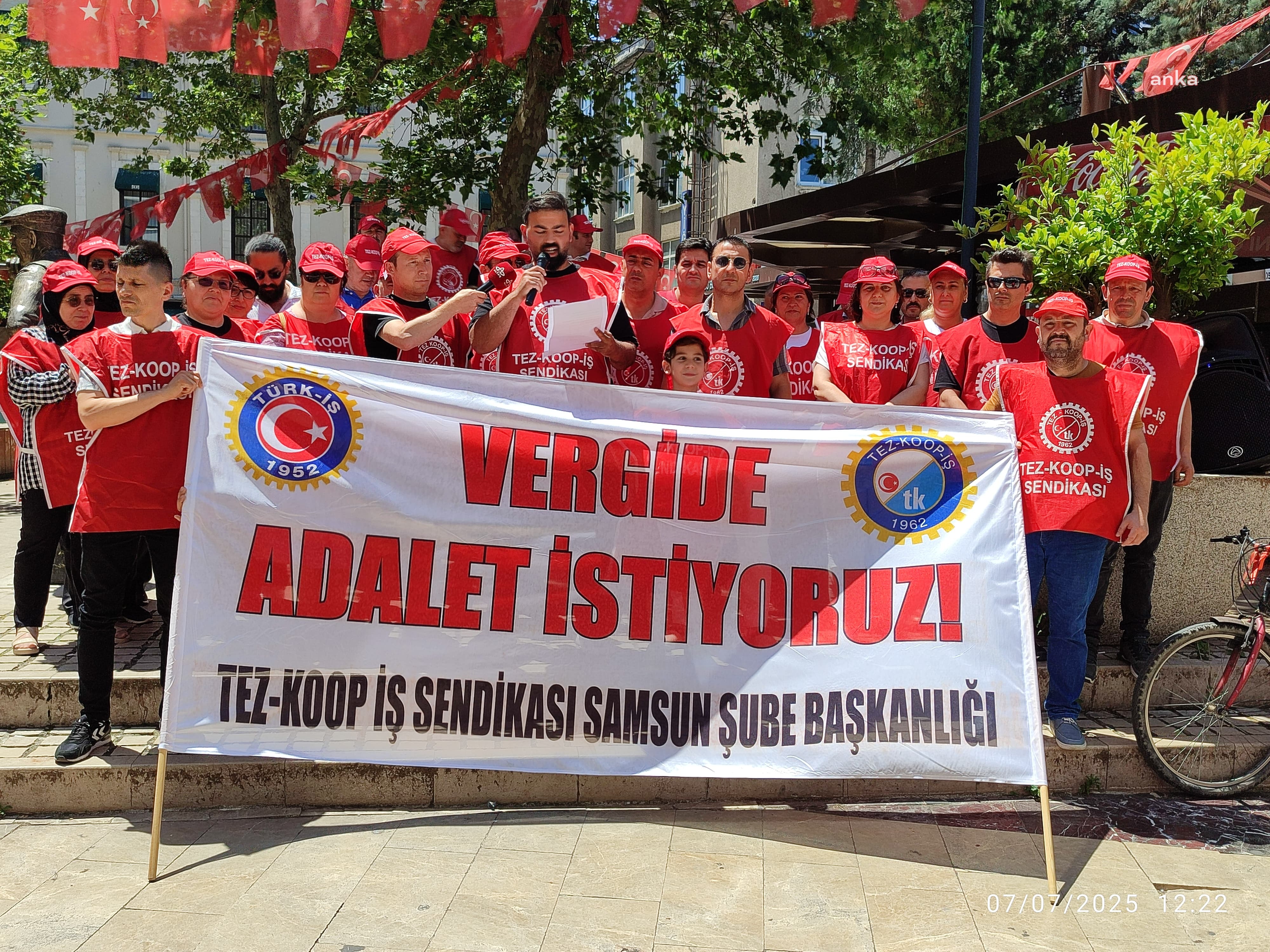 Tez-Koop-İş Sendikası Samsun şubesinden grev hazırlığı