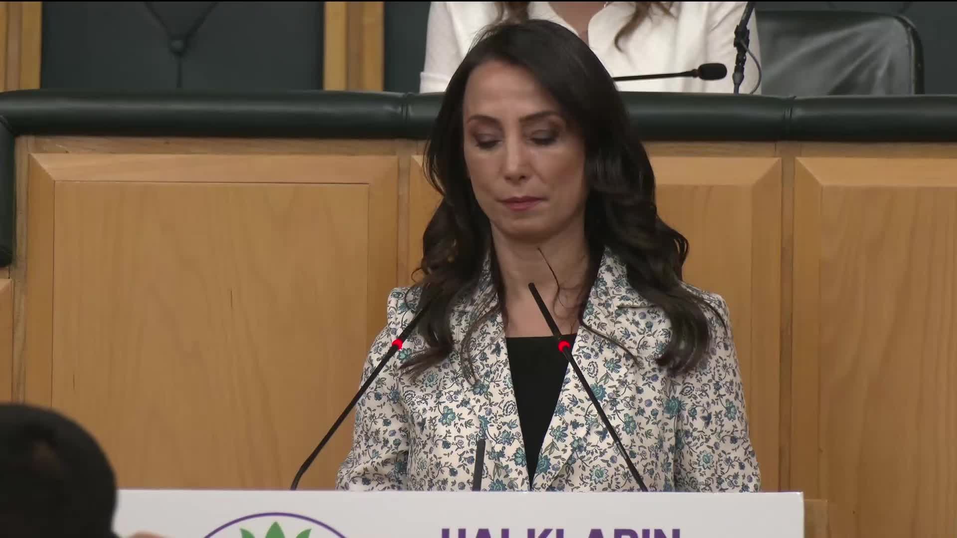 DEM Parti Grup Toplantısı... Tülay Hatimoğulları: "Silah bırakma merasimi ve sonrasındaki süreçte, Türkiye'nin demokratikleşmesi için somut adımlara ihtiyaç var"