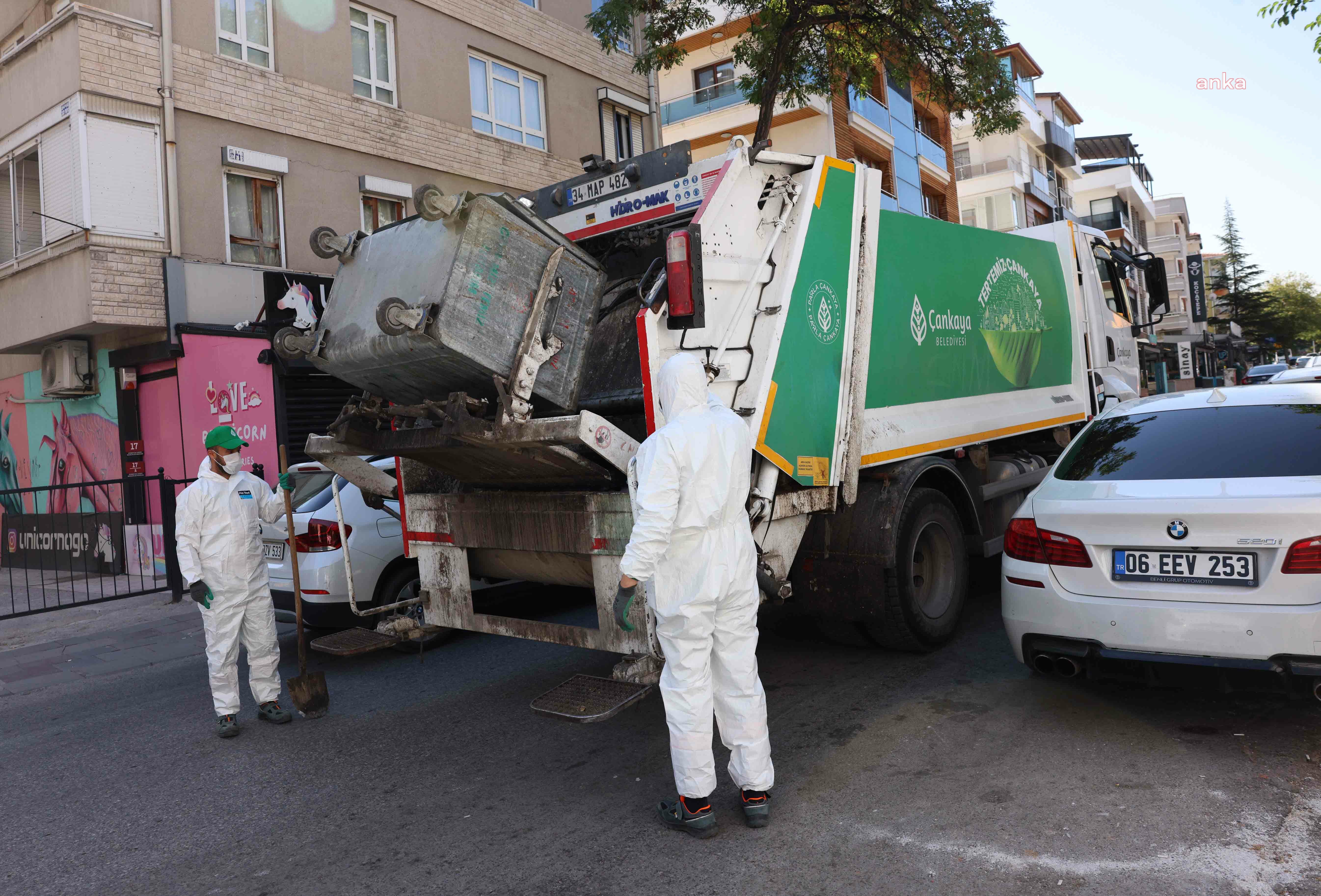 Çankaya'da temizlik seferberliği devam ediyor