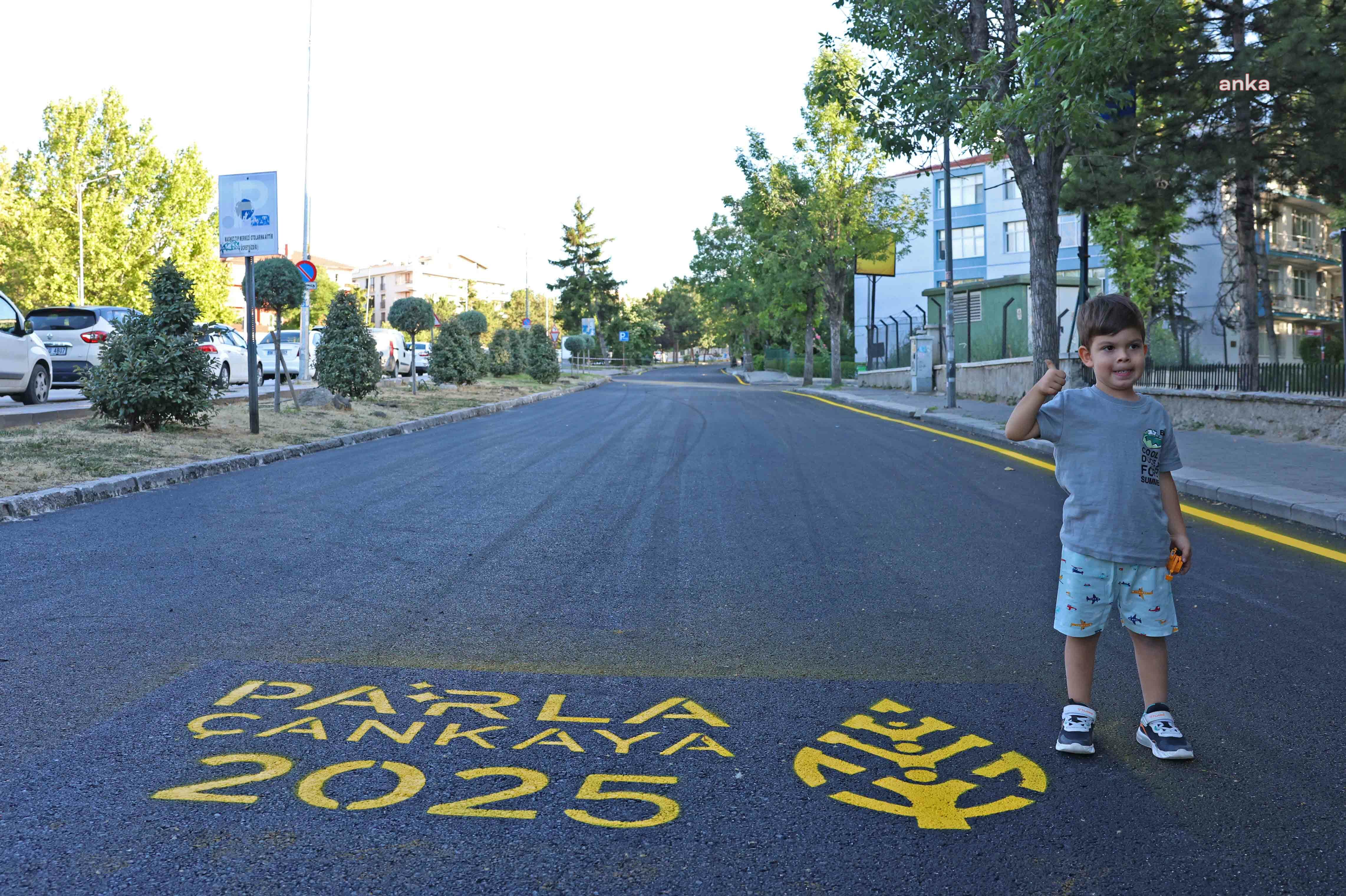 Çankaya Belediyesi, asfalt serim çalışmalarına hız verdi
