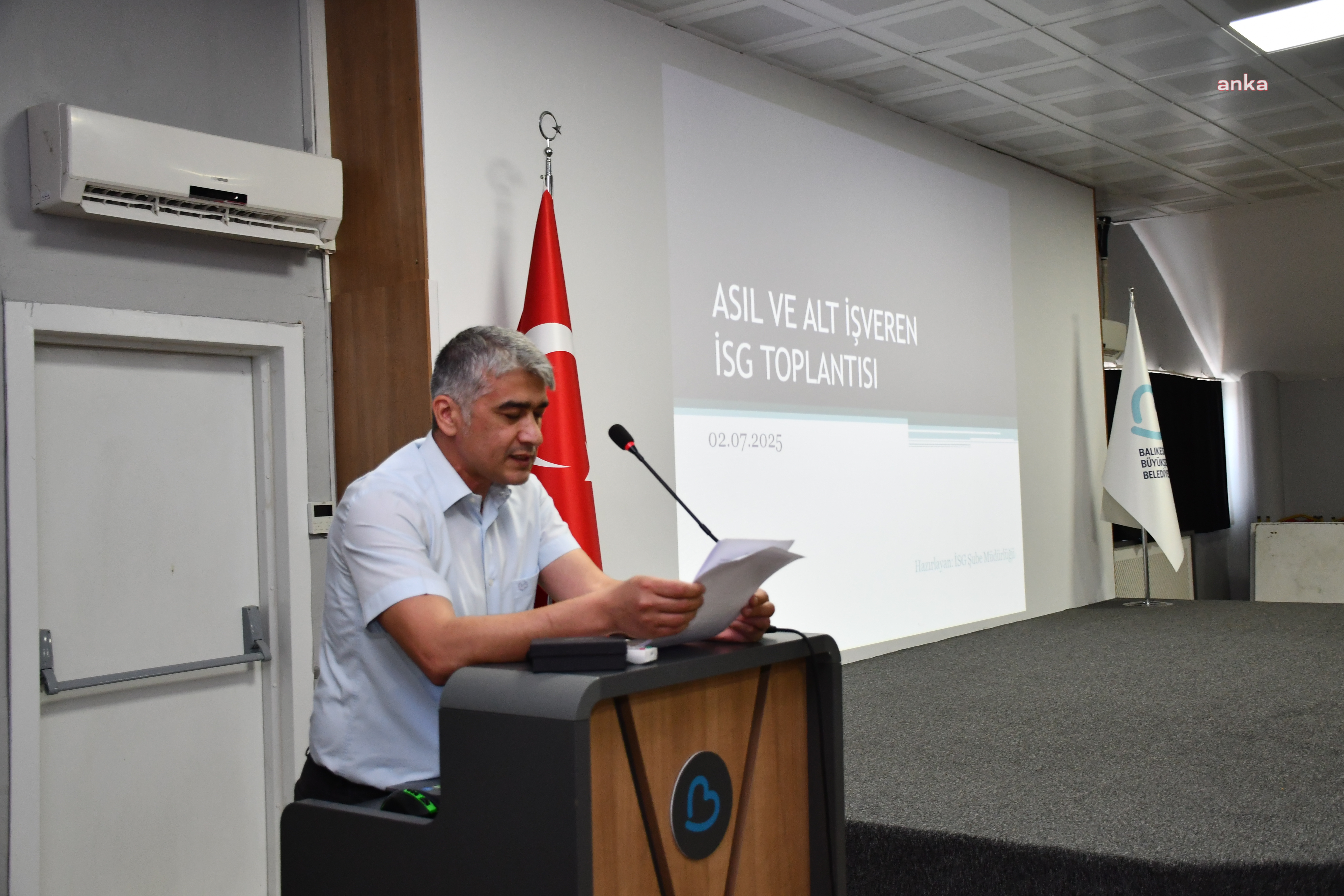 Balıkesir Büyükşehir Belediyesi’nde iş sağlığı ve güvenliği koordinasyon toplantısı