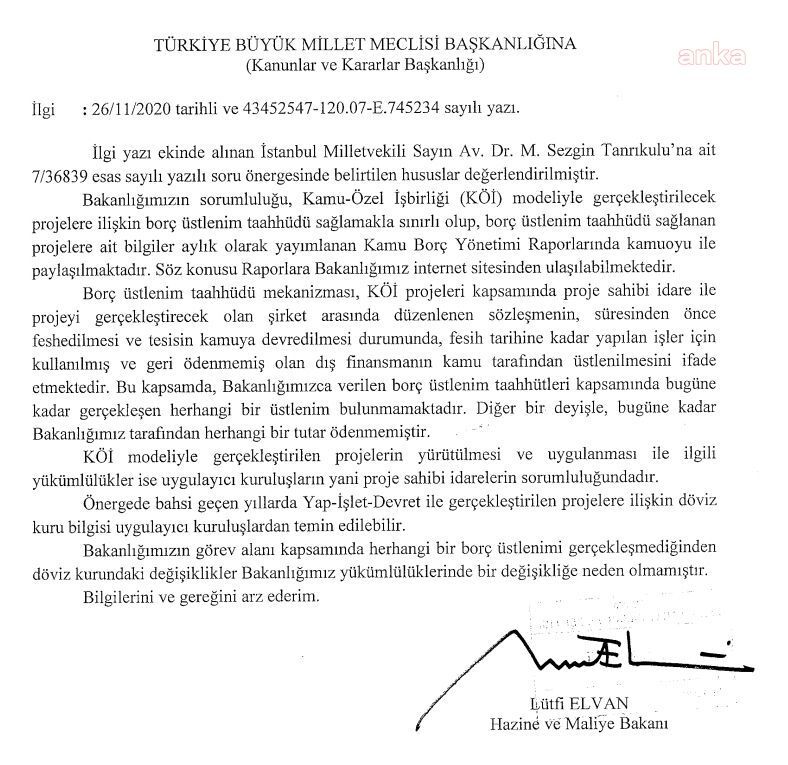 MALİYE BAKANLIĞI, ‘5’Lİ ÇETE’ İHALELERİ İÇİN DİĞER BAKANLIKLARI İŞARET ETTİ
