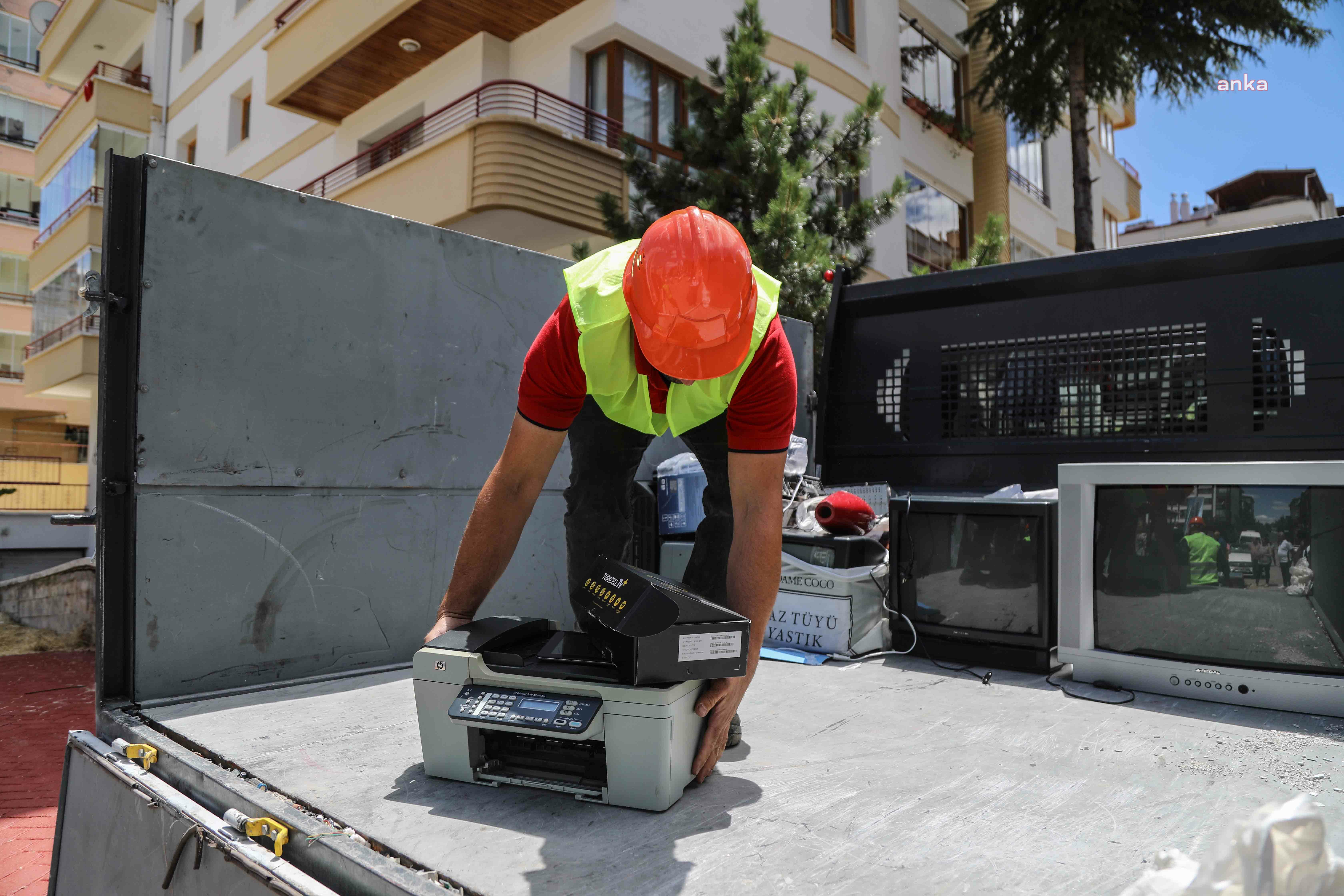 Çankaya’da elektronik atıklar geri dönüşüme kazandırılıyor