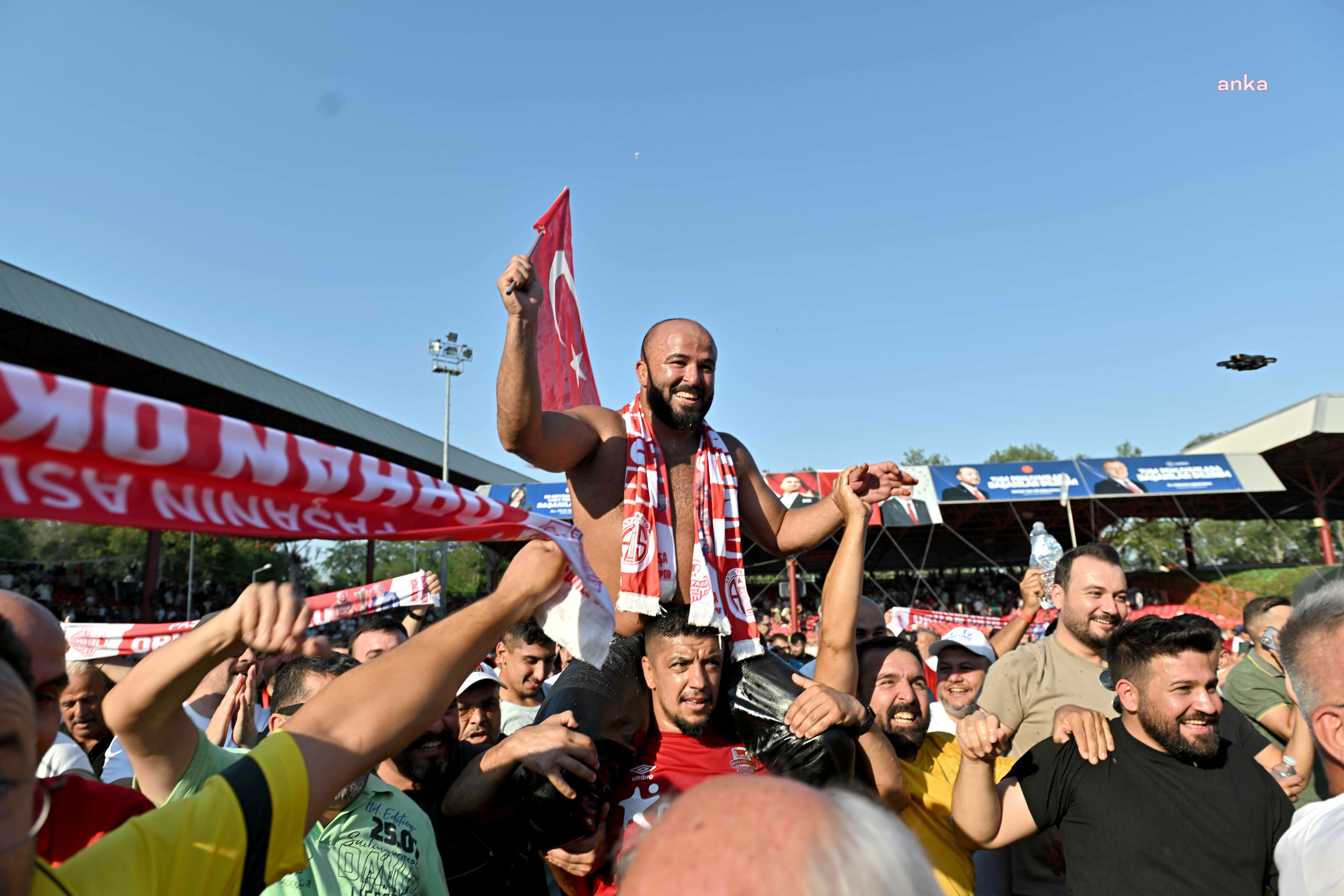 Kırkpınar Başpehlivanı Okulu, memleketi Antalya’da karşılanacak