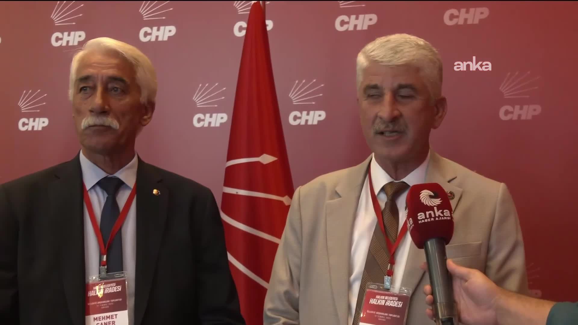 CHP Belediye Başkanları Toplantısı...Ula Belediye Başkanı Mehmet Caner: Biz herhangi bir vatandaşı ayırmadan topluma eşit hizmet etmeye çalışıyoruz