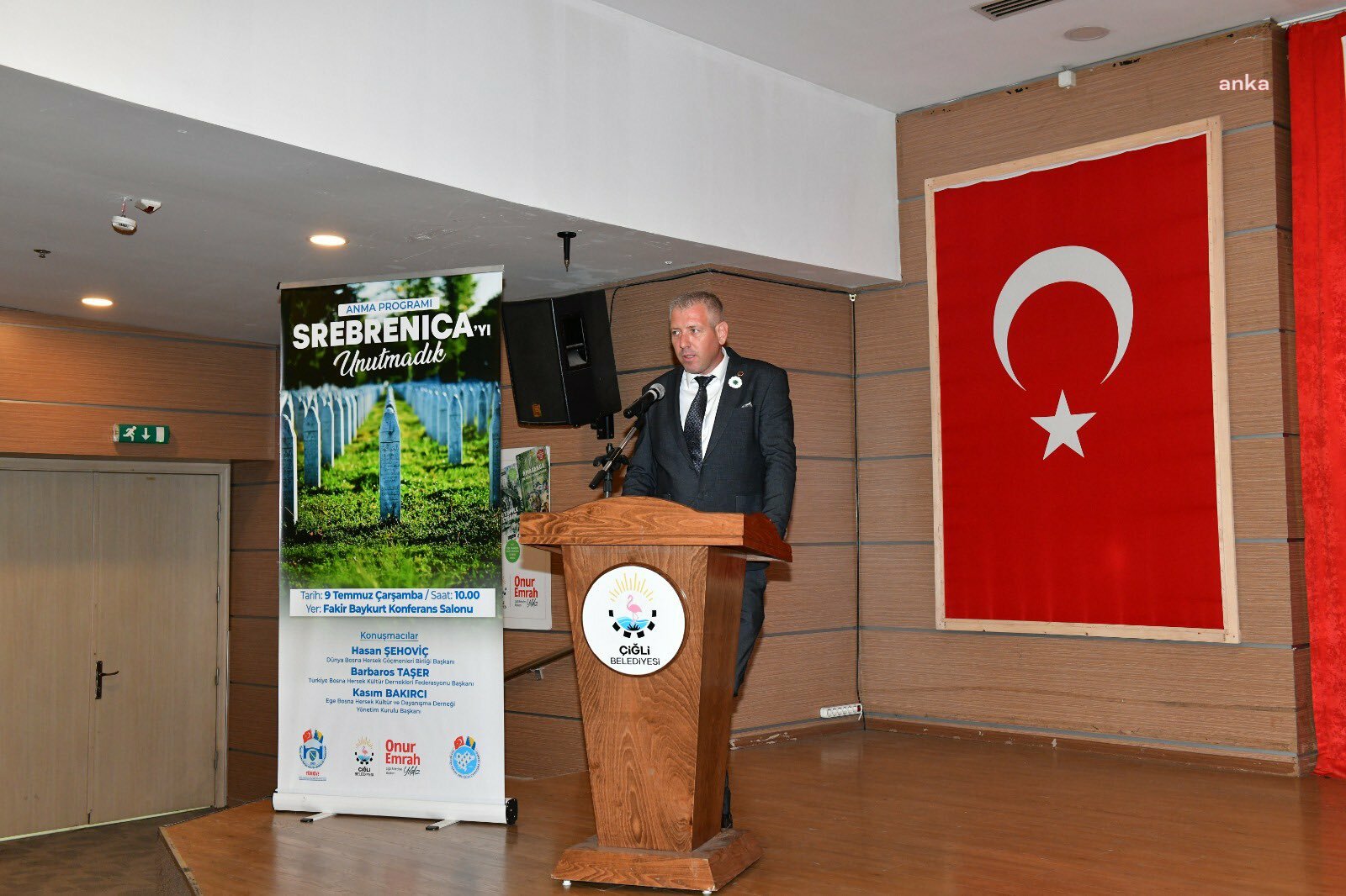 Mavi Kelebekler Çiğli’de gözyaşlarıyla anıldı: Srebrenica Katliamı'nın 30'uncu yılında 8 bin 372 Boşnak kurban saygıyla anıldı
