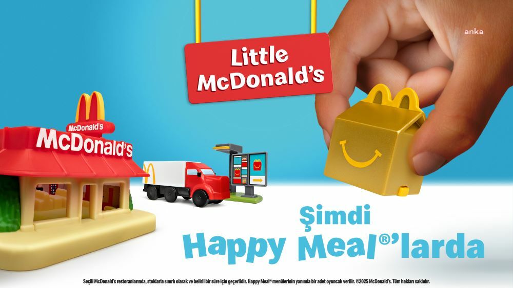 McDonald’s Türkiye’den Happy Meal sürprizi: McDonald’s dünyasına özel oyuncaklar çocukları bekliyor