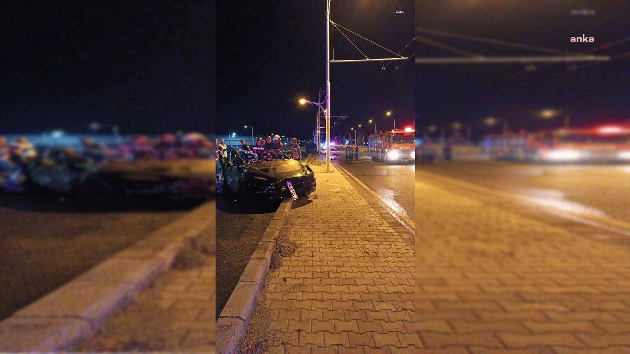 Malatya’da feci kaza: Direğe çarpan araç alev aldı, iki hemşire hayatını kaybetti