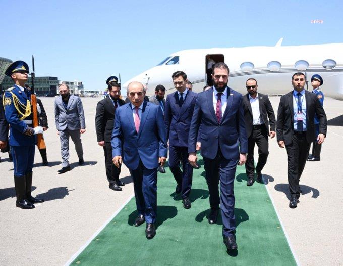 Suriye Cumhurbaşkanı Ahmed Şara Azerbaycan’ı ziyaret ediyor