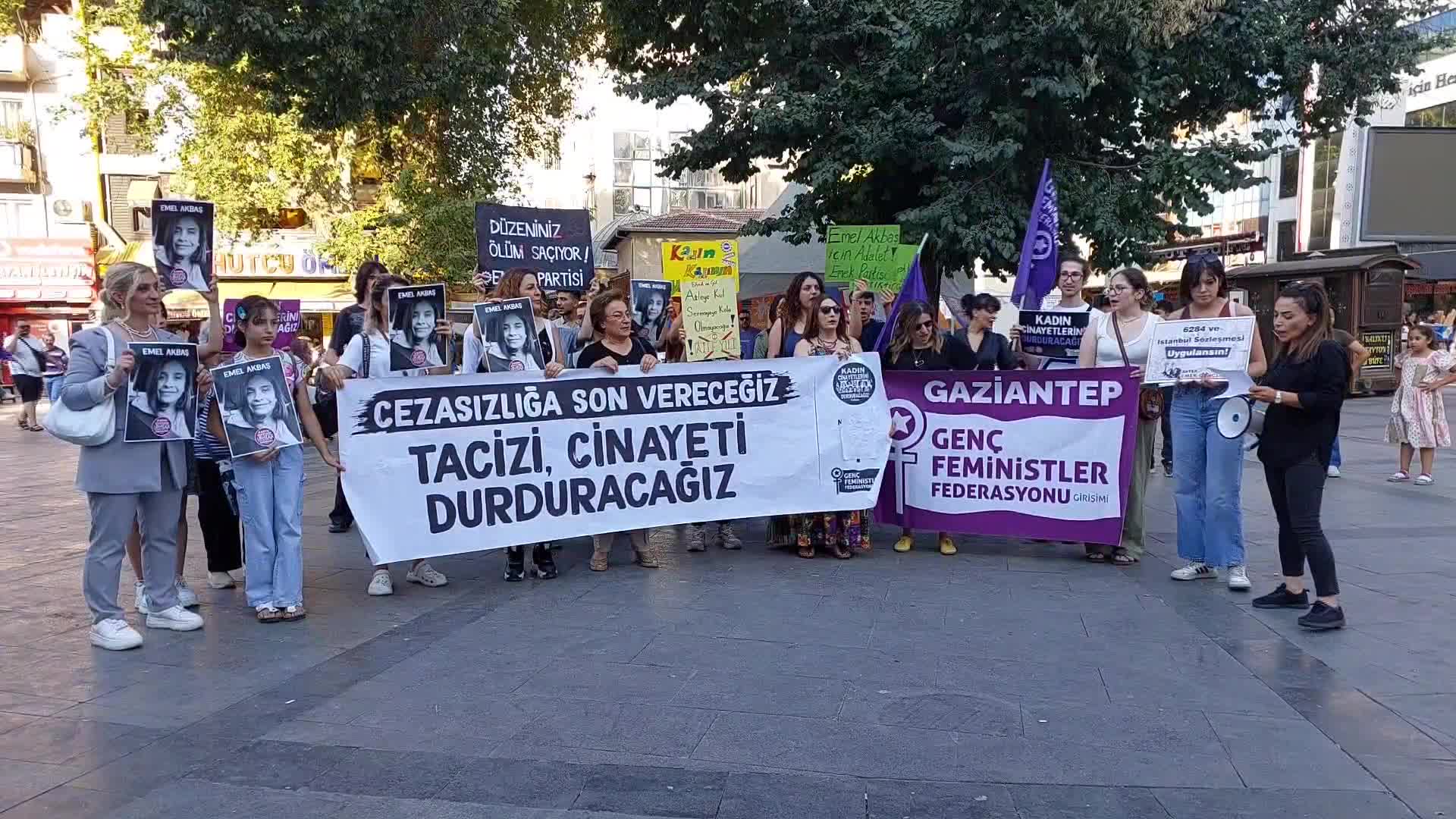Gaziantep’te kadın örgütleri Emel Akbaş için adalet istedi