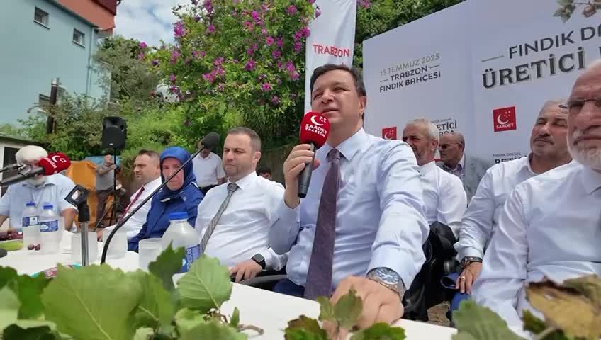 Mahmut Arıkan, fındık bahçesinden iktidara seslendi: "2025 yılı için fındık taban fiyatı en az 300 TL olmalı"