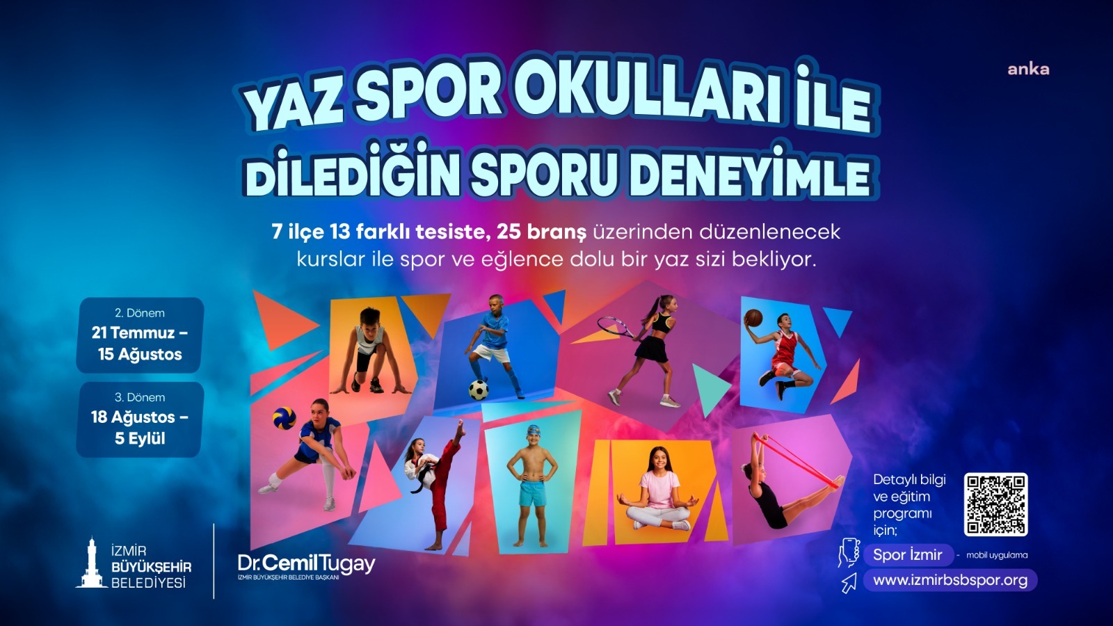 "Herkes için her yerde spor”: Yaz Spor Okulları’nda ikinci dönem kayıtları başlıyor