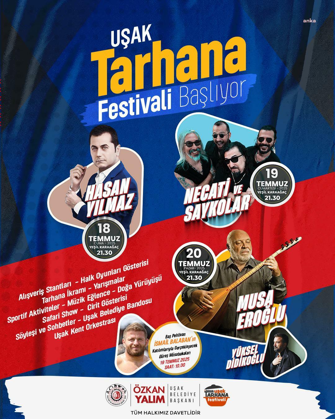 2. Uluslararası Uşak Tarhana Festivali için geri sayım başladı
