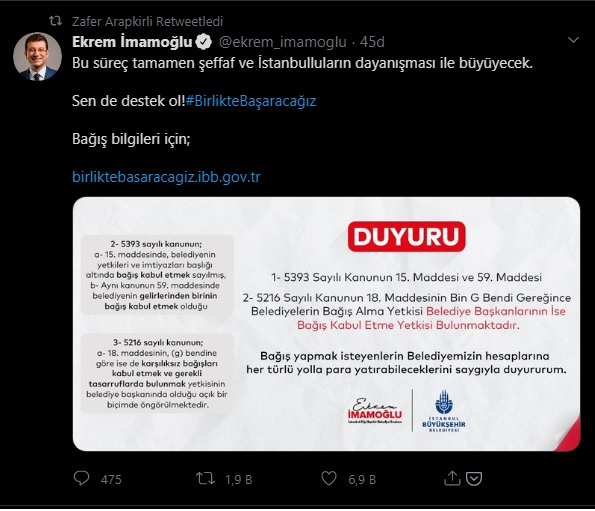 SOYLU GENELGE GÖNDERDİ, İMAMOĞLU YASAYI HATIRLATTI