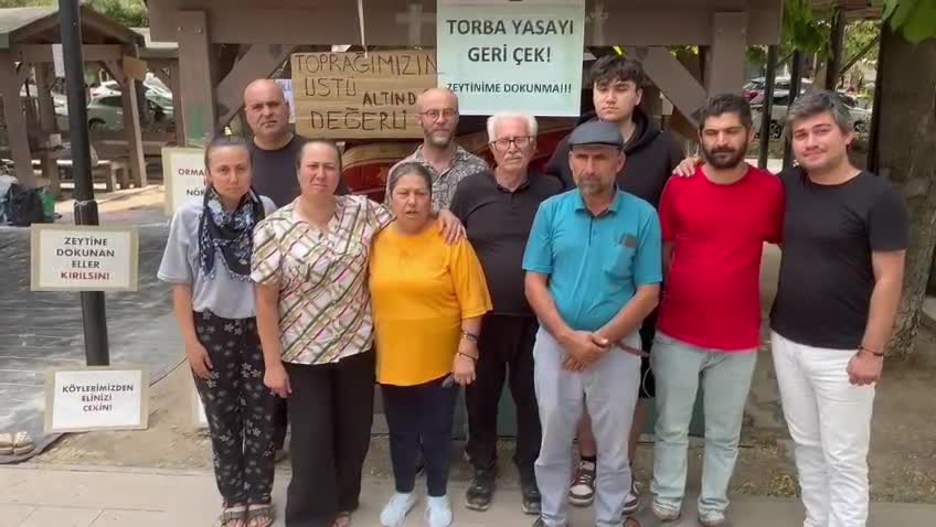 TBMM'nin yakınındaki parkta "zeytin nöbeti" tutan köylülerden destek çağrısı: "Yarın saat 11.00'de bütün köylülerimizi, vatandaşlarımızı Cemal Süreya Parkı'na bekliyoruz"