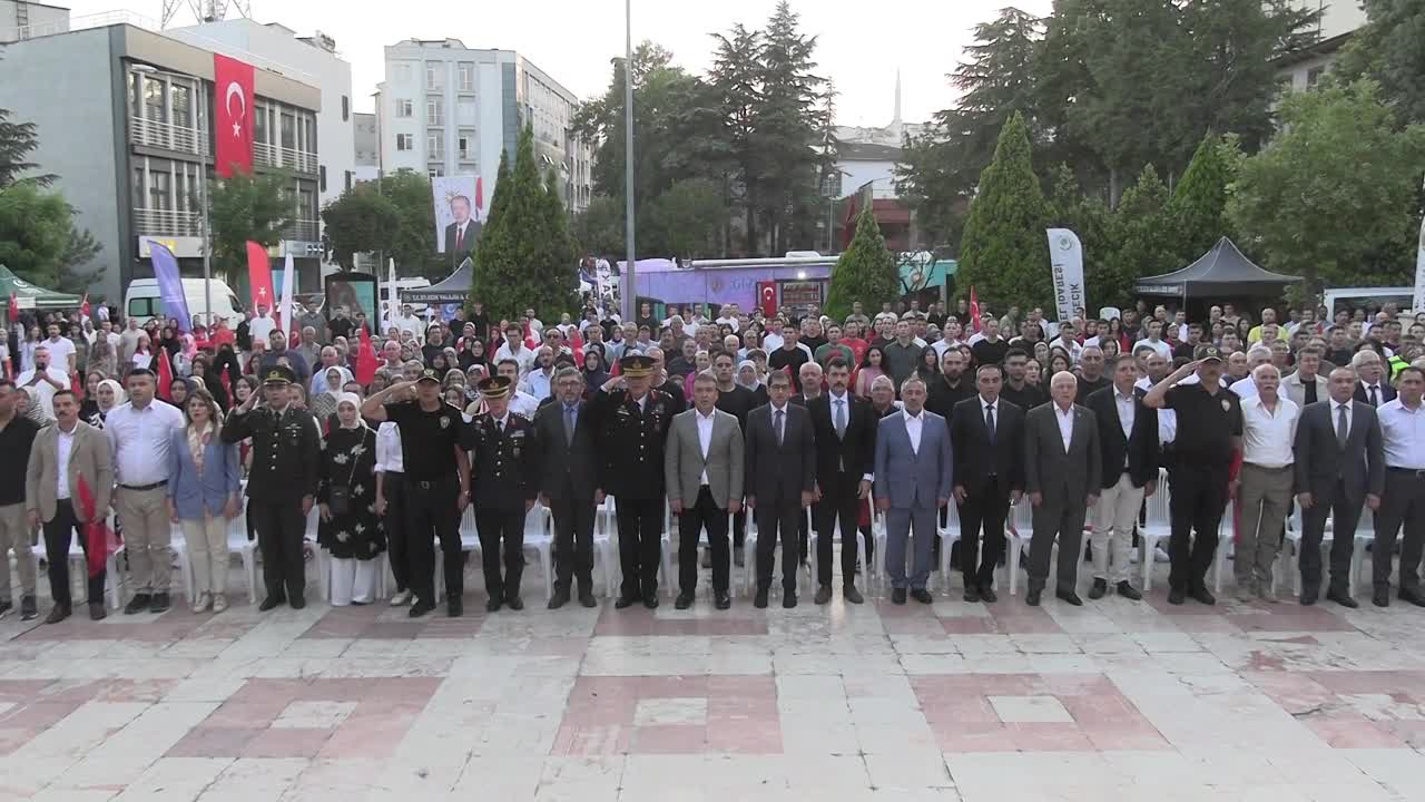 Bilecik'te 15 Temmuz Demokrasi ve Millî Birlik Günü programı