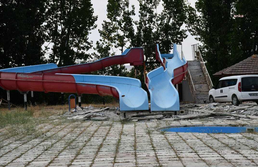 Beylikova’da atıl kalan aquapark yenileniyor