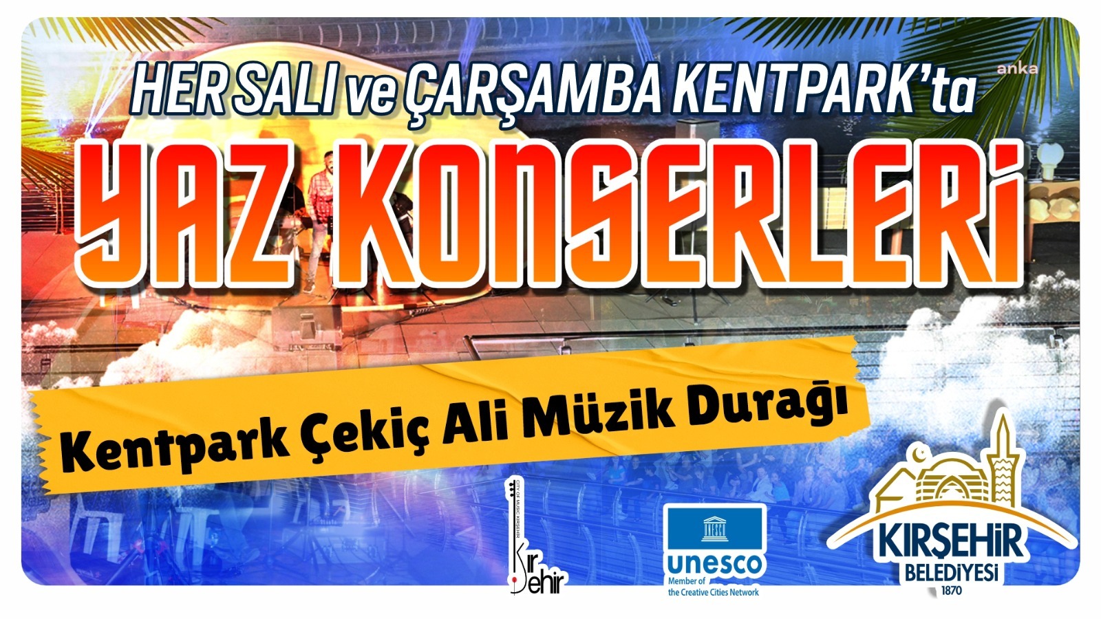 Kırşehir'de yaz konserleri devam ediyor